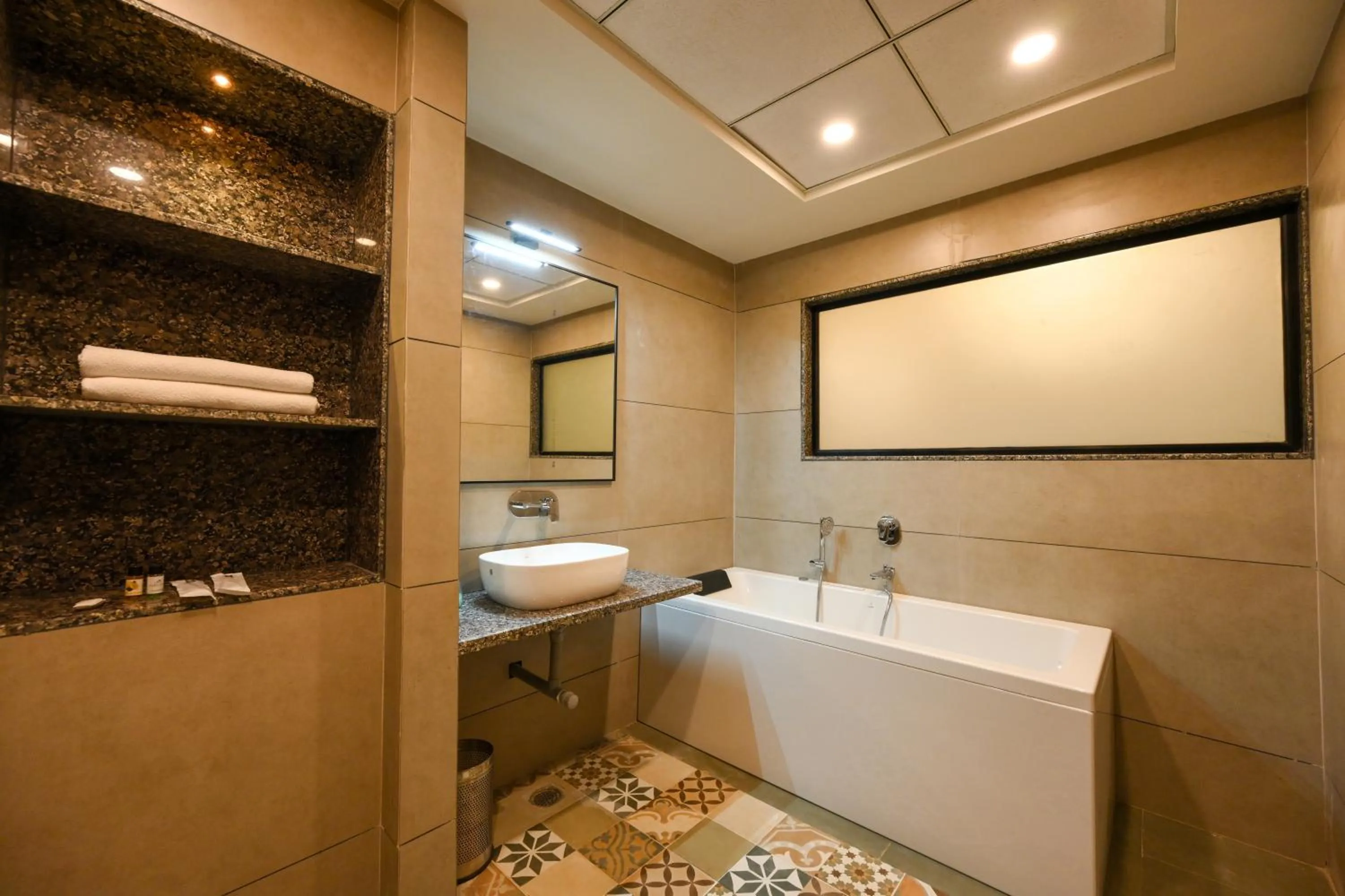 Bathroom in E&G Green Courts Resort at Koroli Hill Station