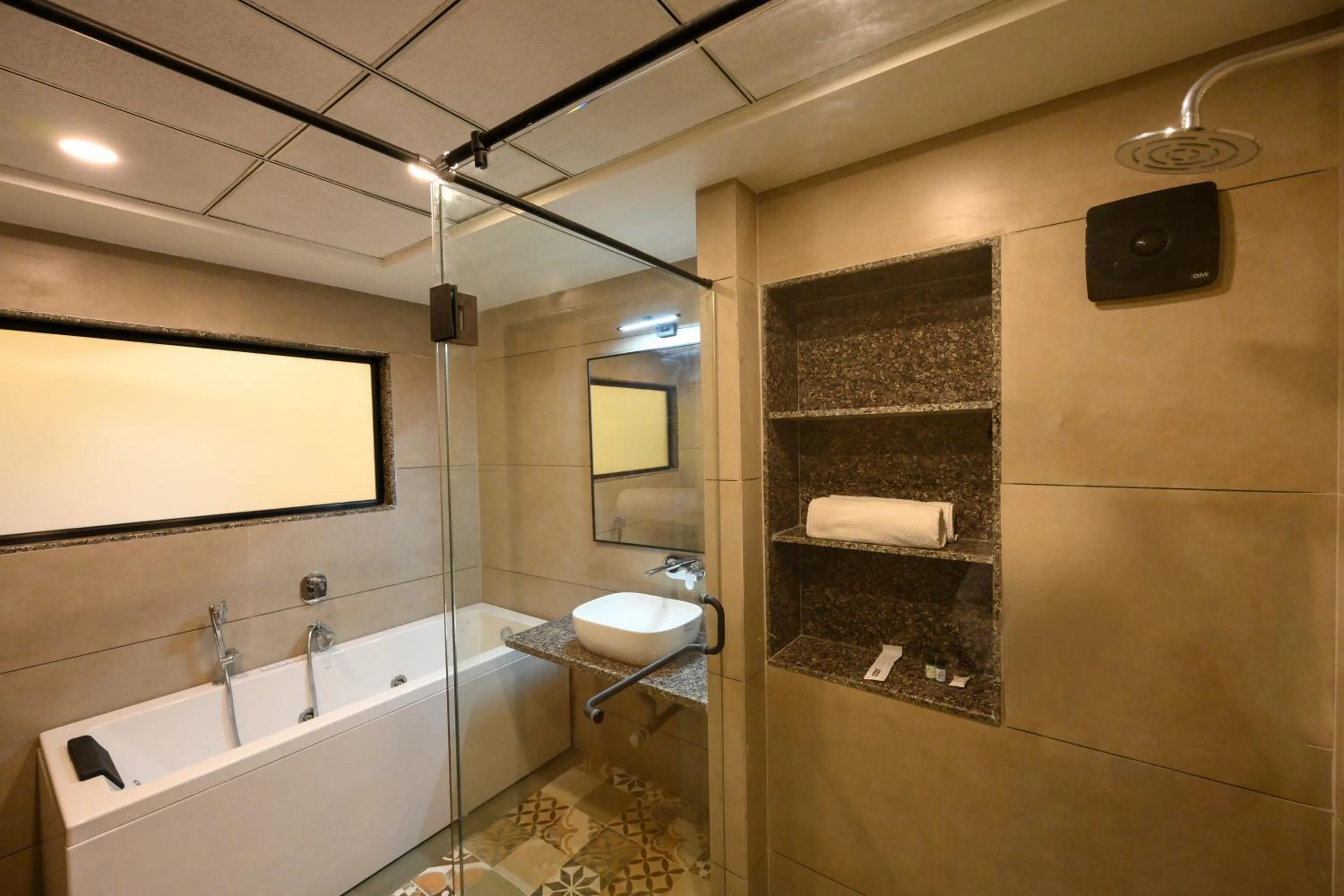 Bathroom in E&G Green Courts Resort at Koroli Hill Station
