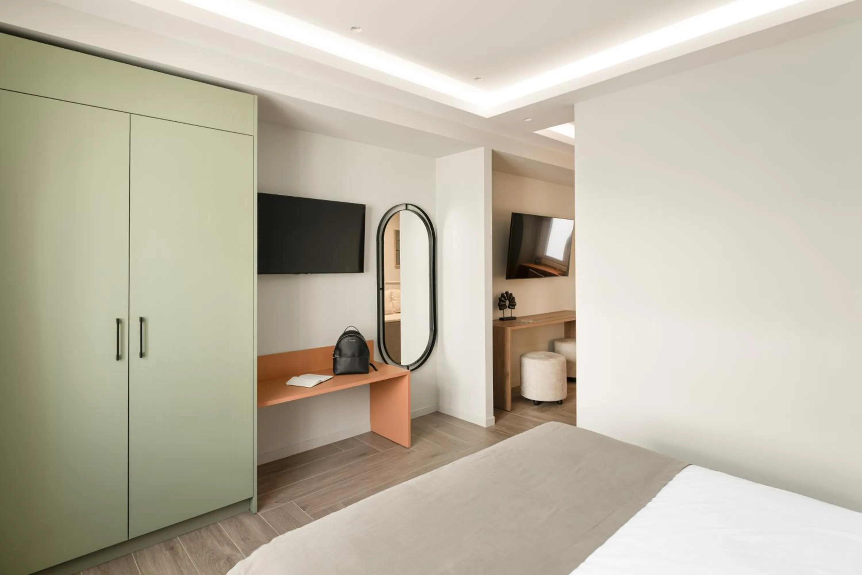 Bedroom, Bed in ASTIKON Xenofontos Suites