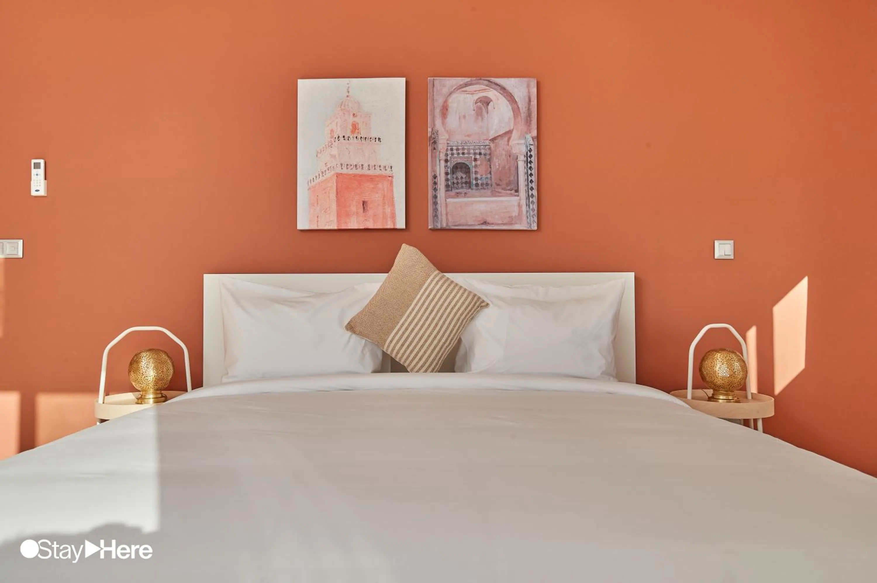 Bedroom, Bed in Stayhere Rabat - Hassan - Authentic Residence