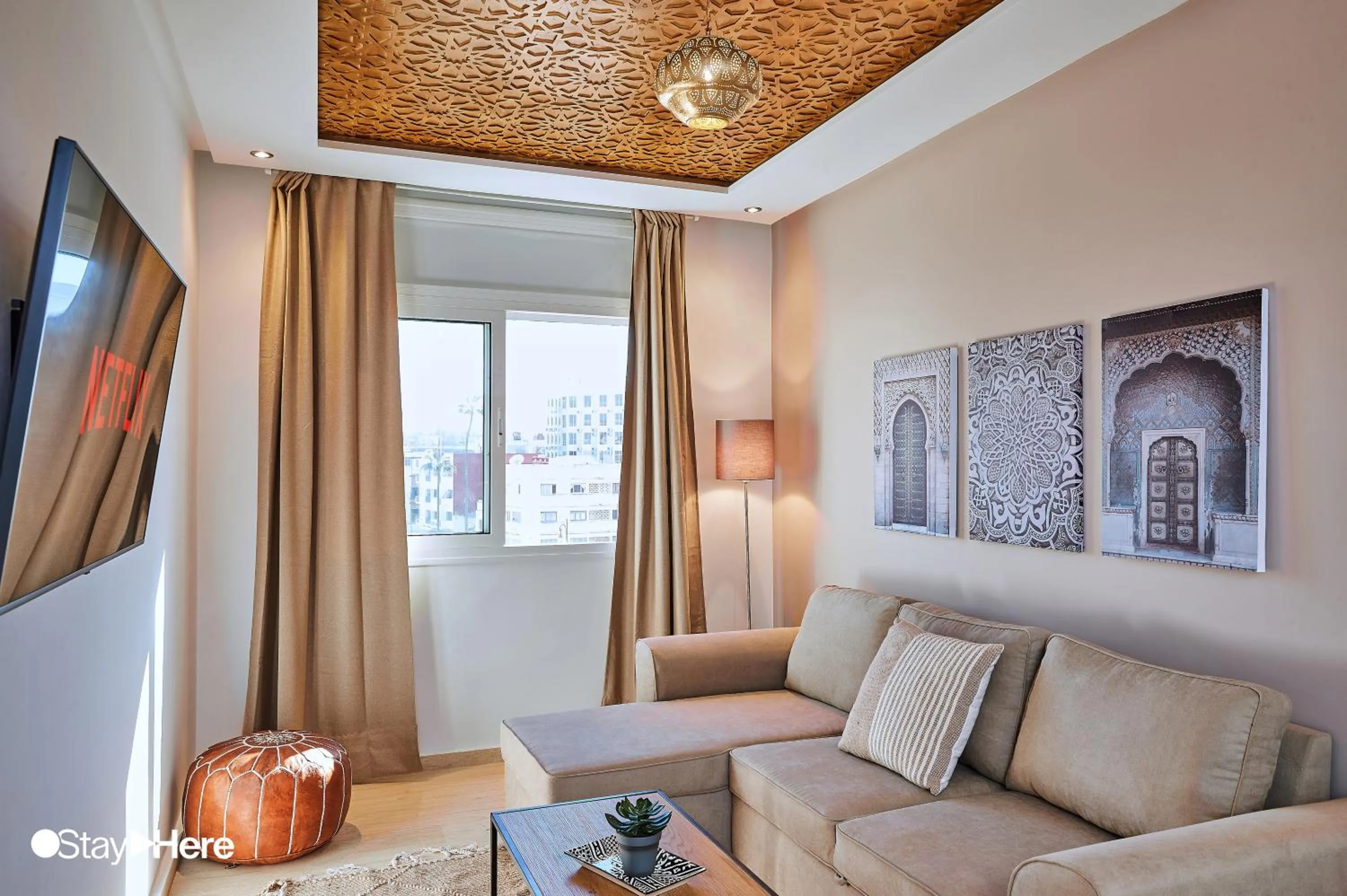 Living room in Stayhere Rabat - Hassan - Authentic Residence