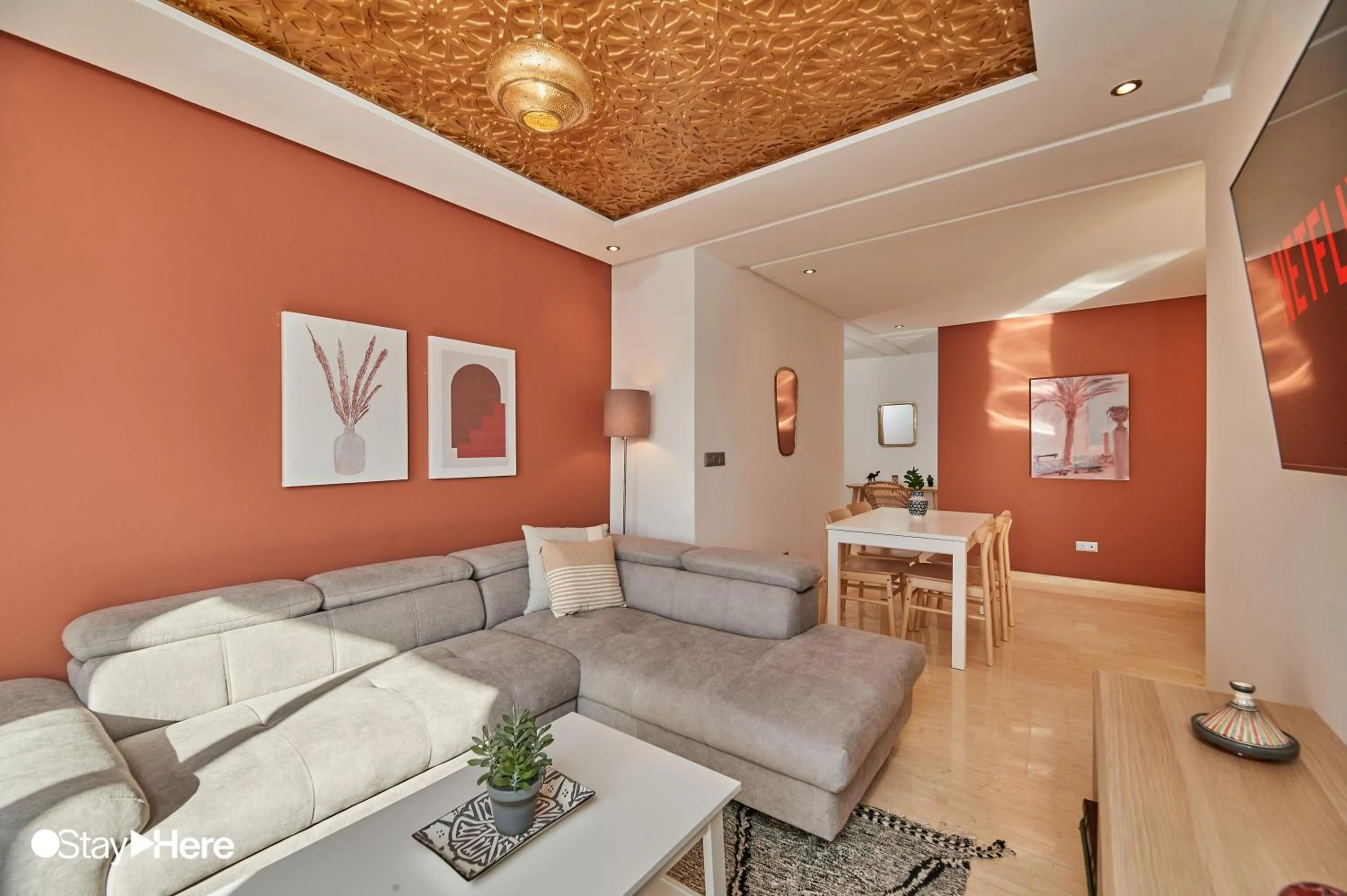 Seating area in Stayhere Rabat - Hassan - Authentic Residence