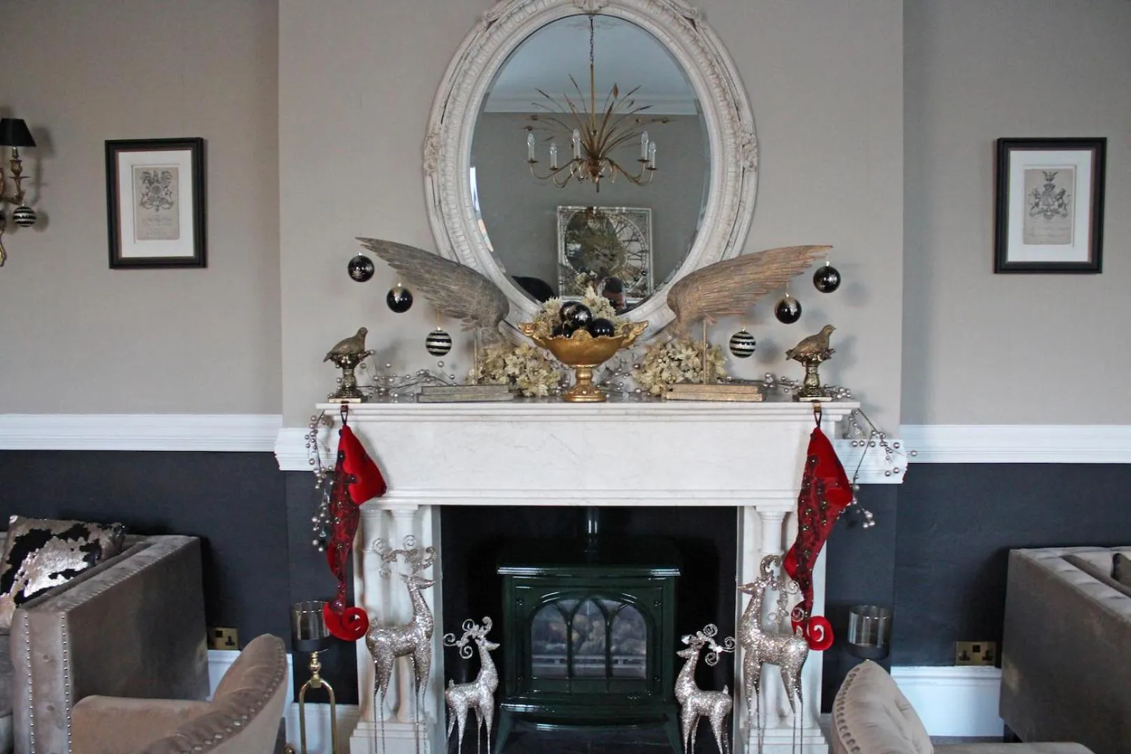 Decorative detail in Plas Maenan