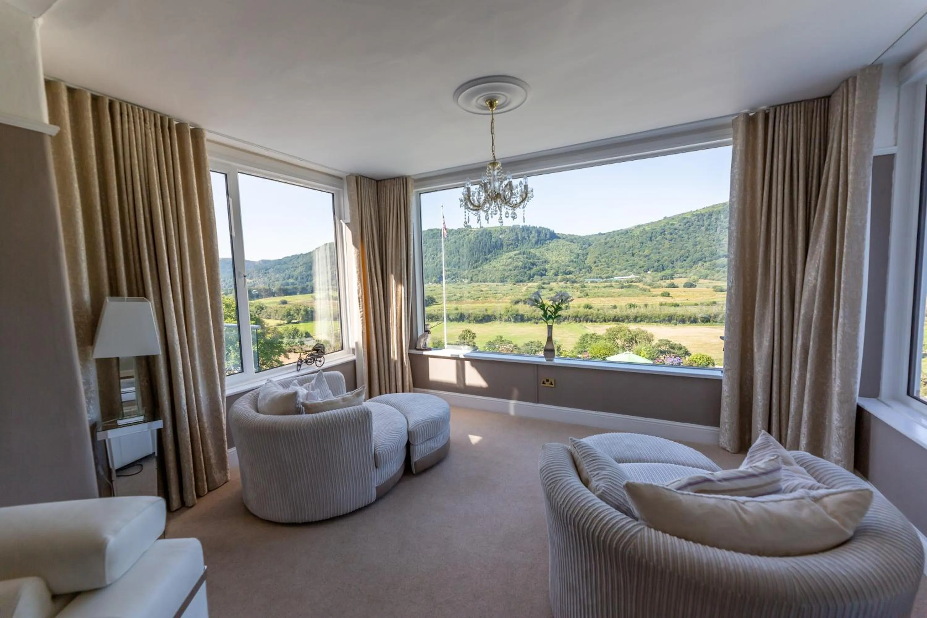 Natural landscape in Plas Maenan