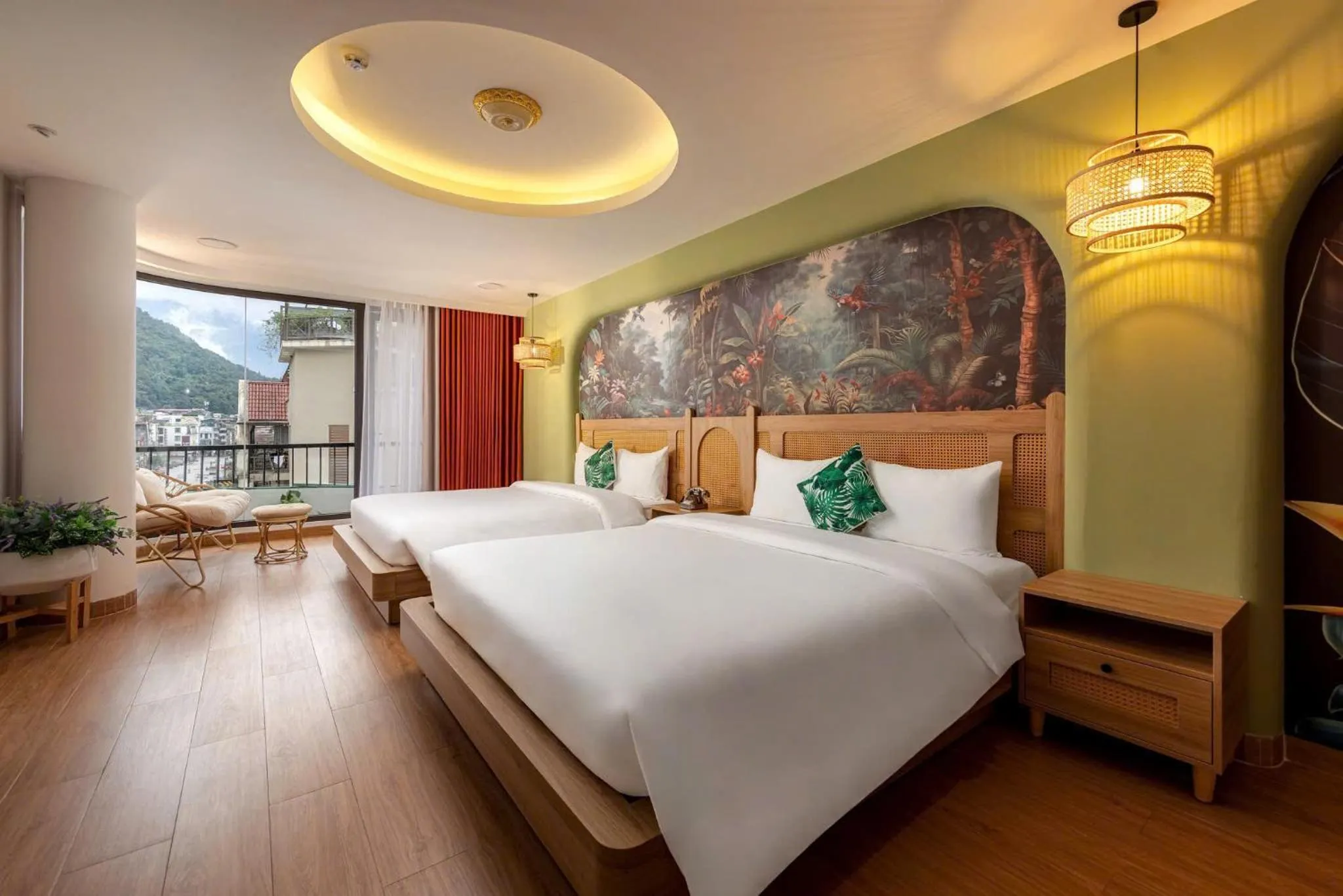 Bedroom, Bed in Tropical Paradise Sapa Hotel & Tour