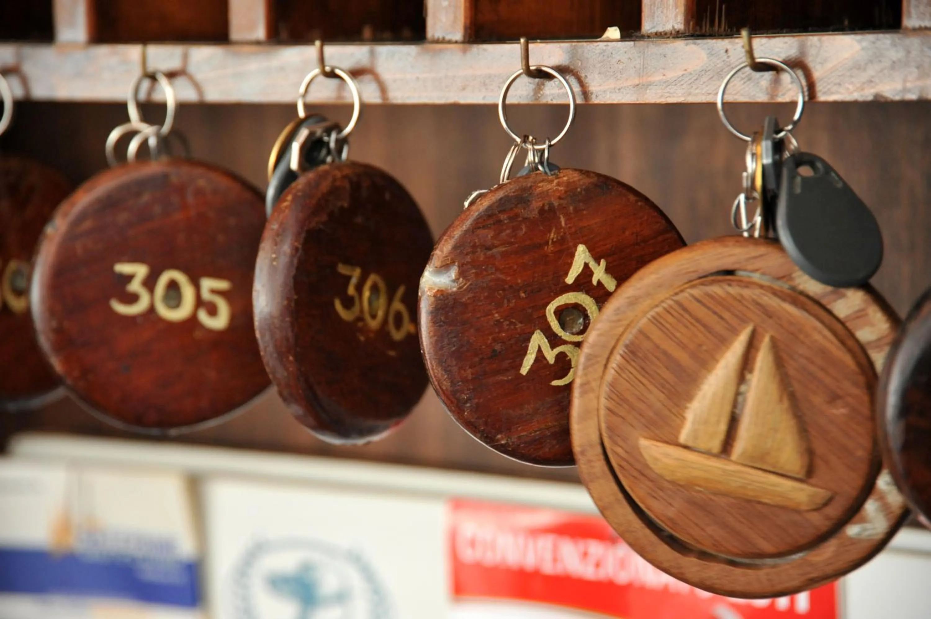 Decorative detail in Hotel La Casa sul Mare