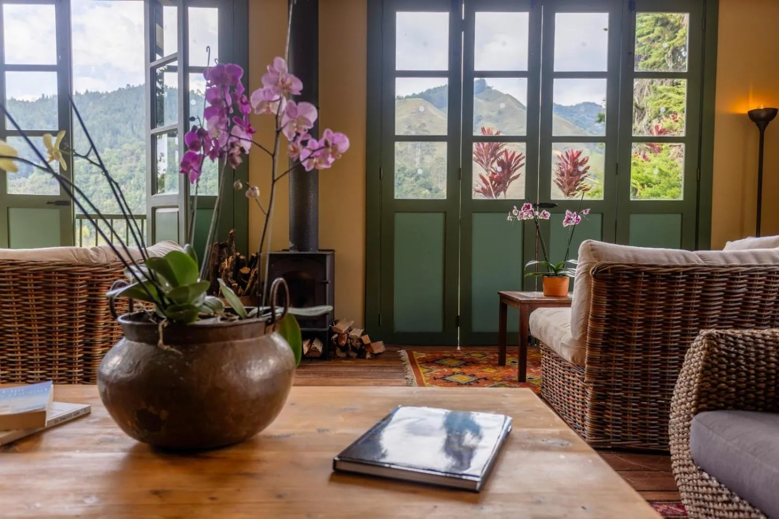 Living room in Sazagua Cocora Reserva Natural