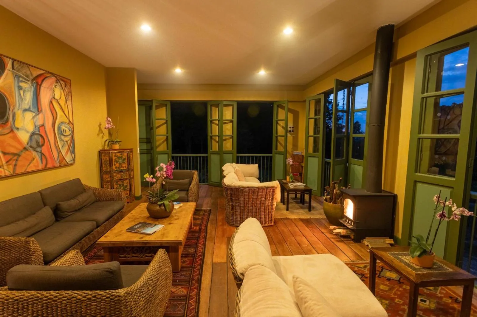 Living room in Sazagua Cocora Reserva Natural