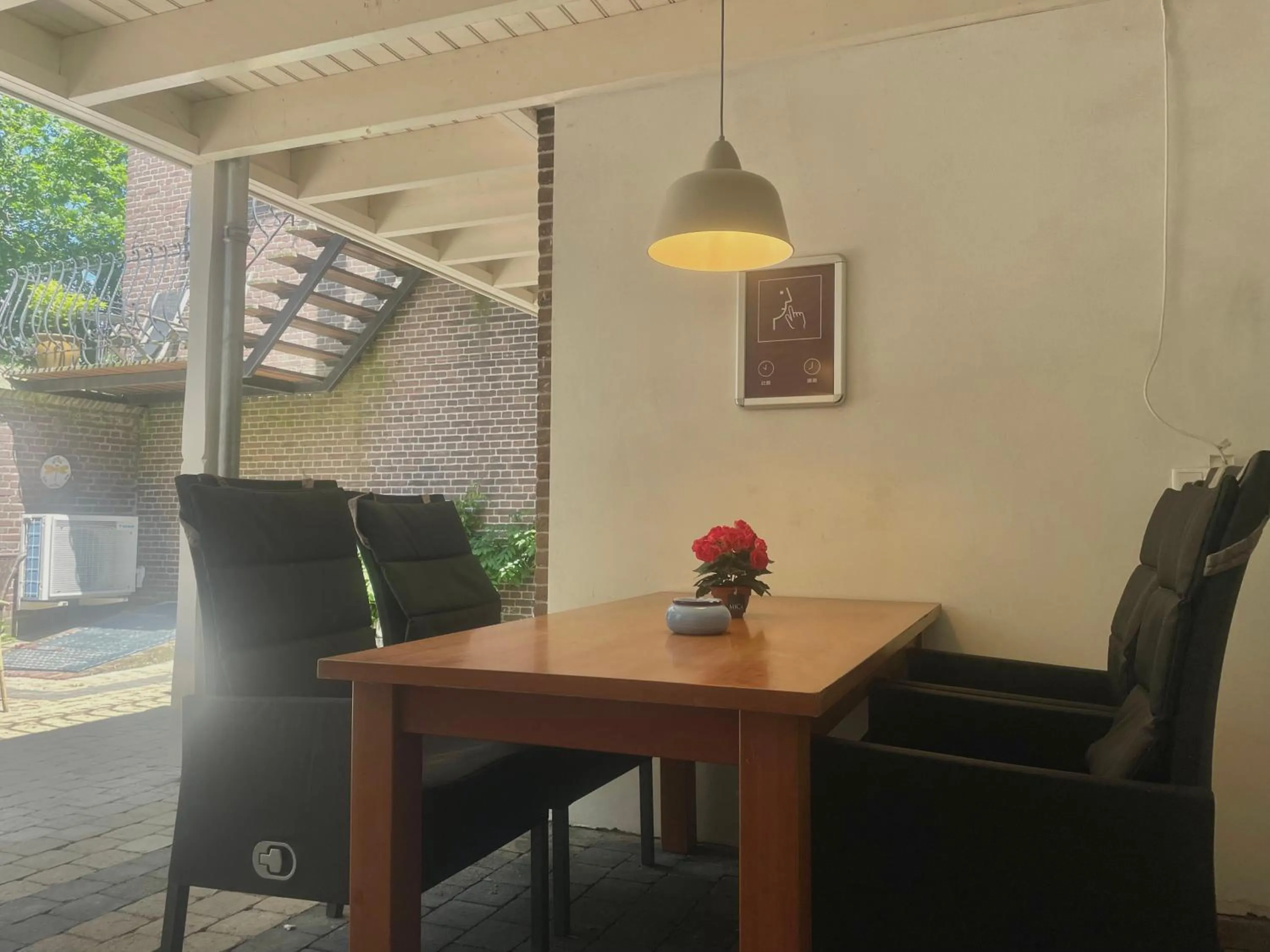 Garden in Hotel De Hoefpoort