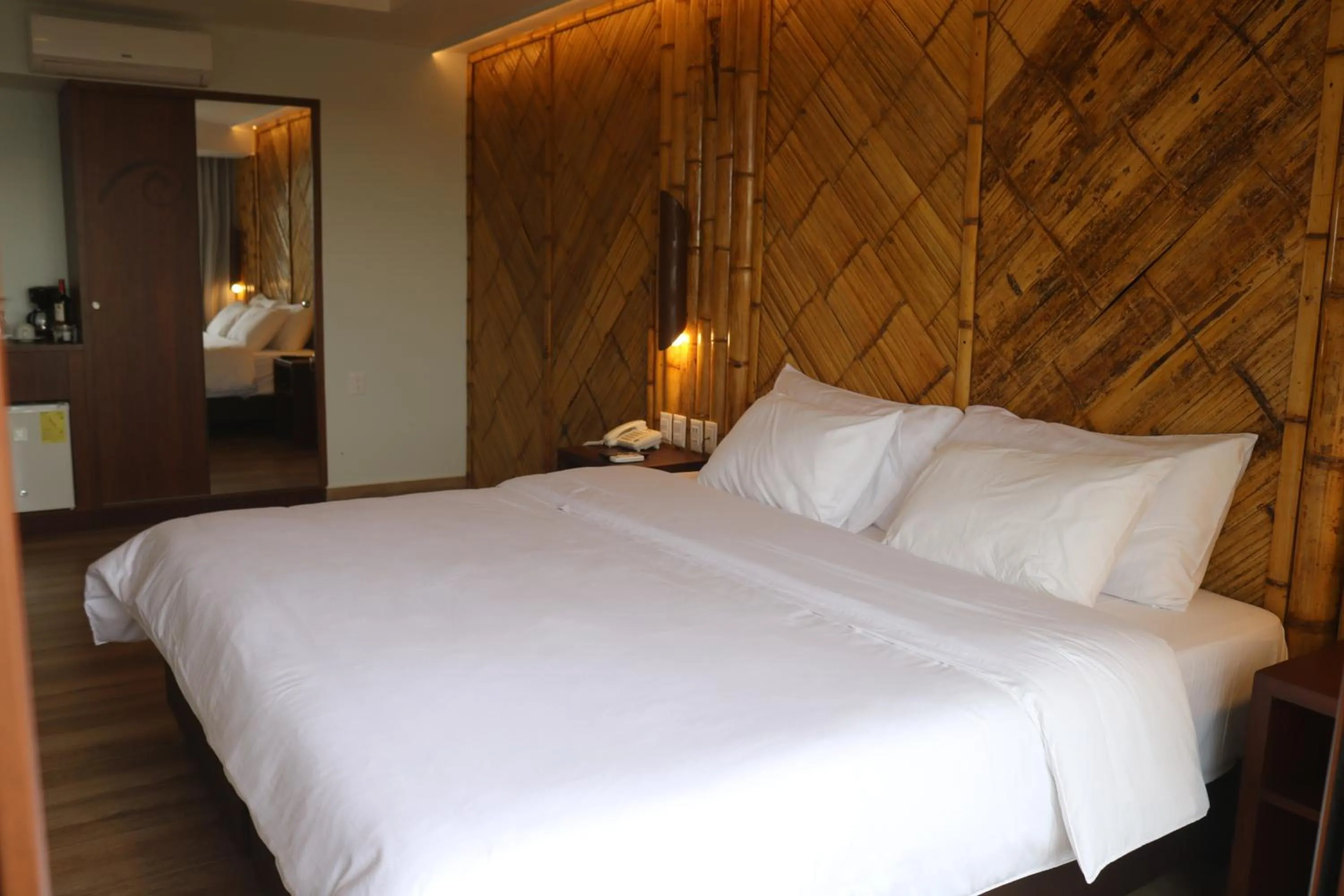 Bed in Nativa Bambu Ecolodge