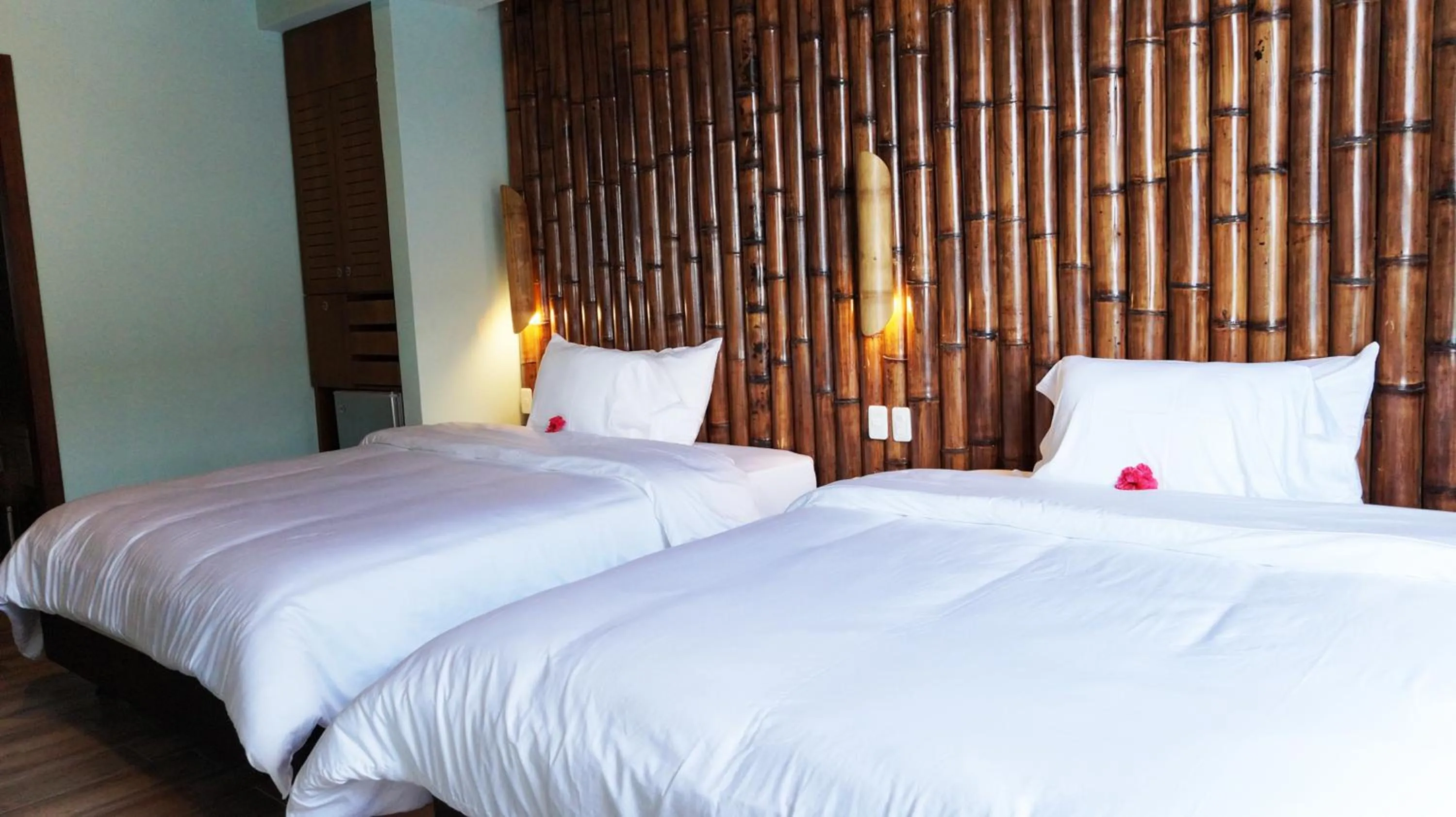 Bed in Nativa Bambu Ecolodge