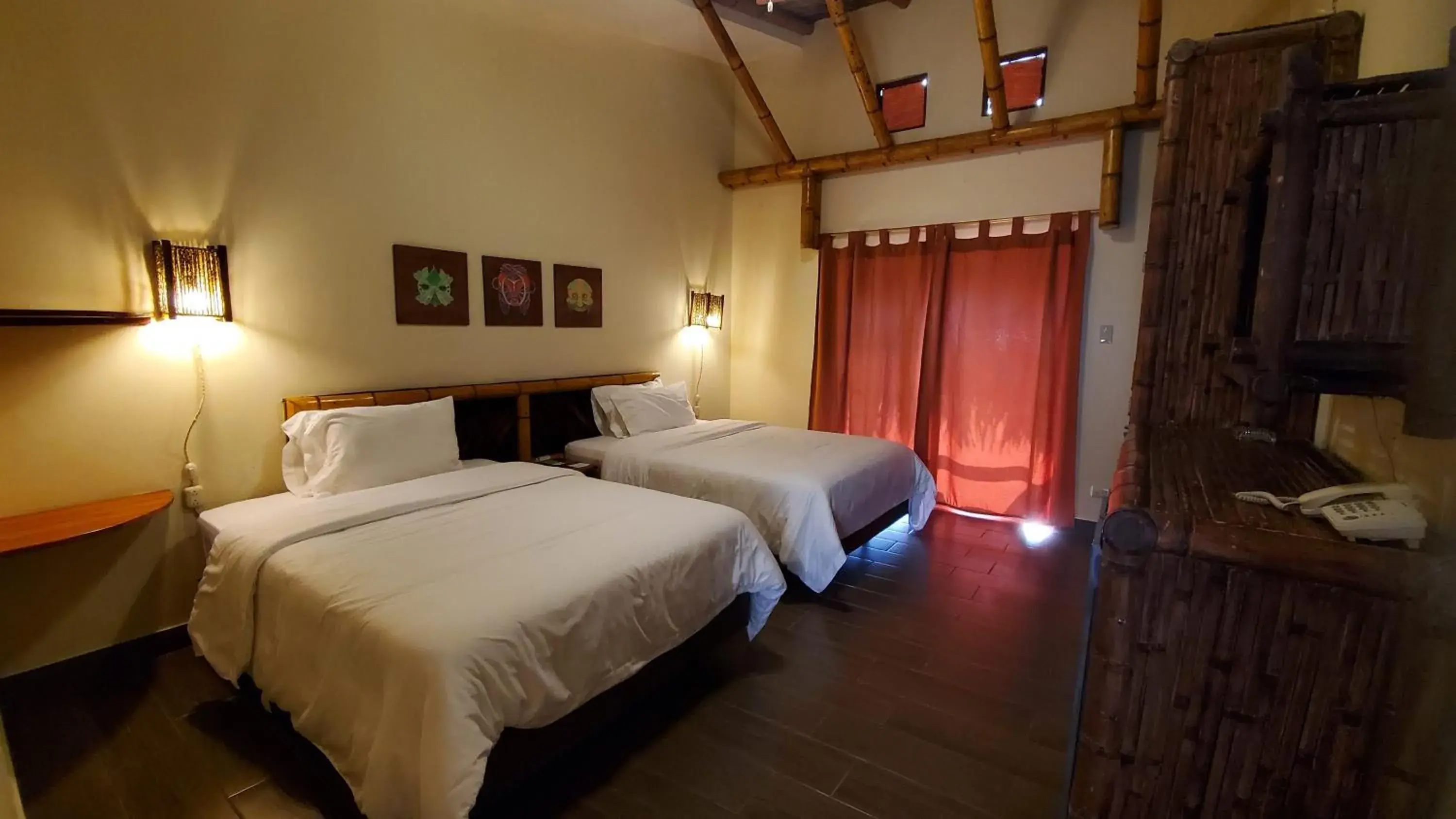 Standard Double Room with Two Double Beds in Nativa Bambu Ecolodge Standard Double Room with Two Double Beds in Nativa Bambu Ecolodge