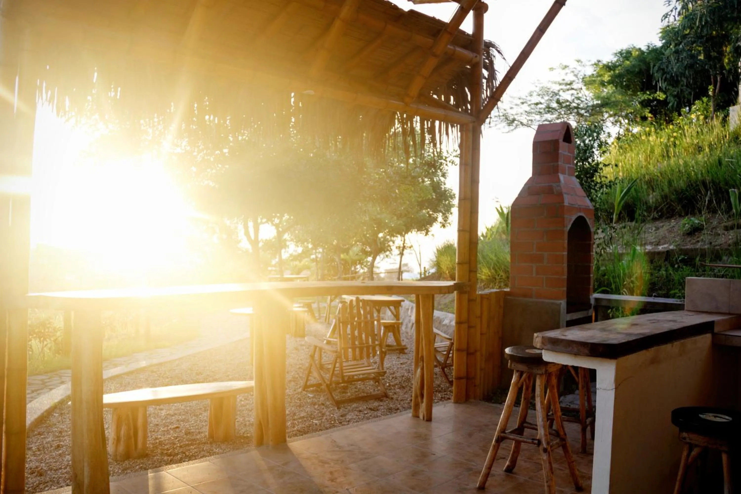 BBQ facilities in Nativa Bambu Ecolodge