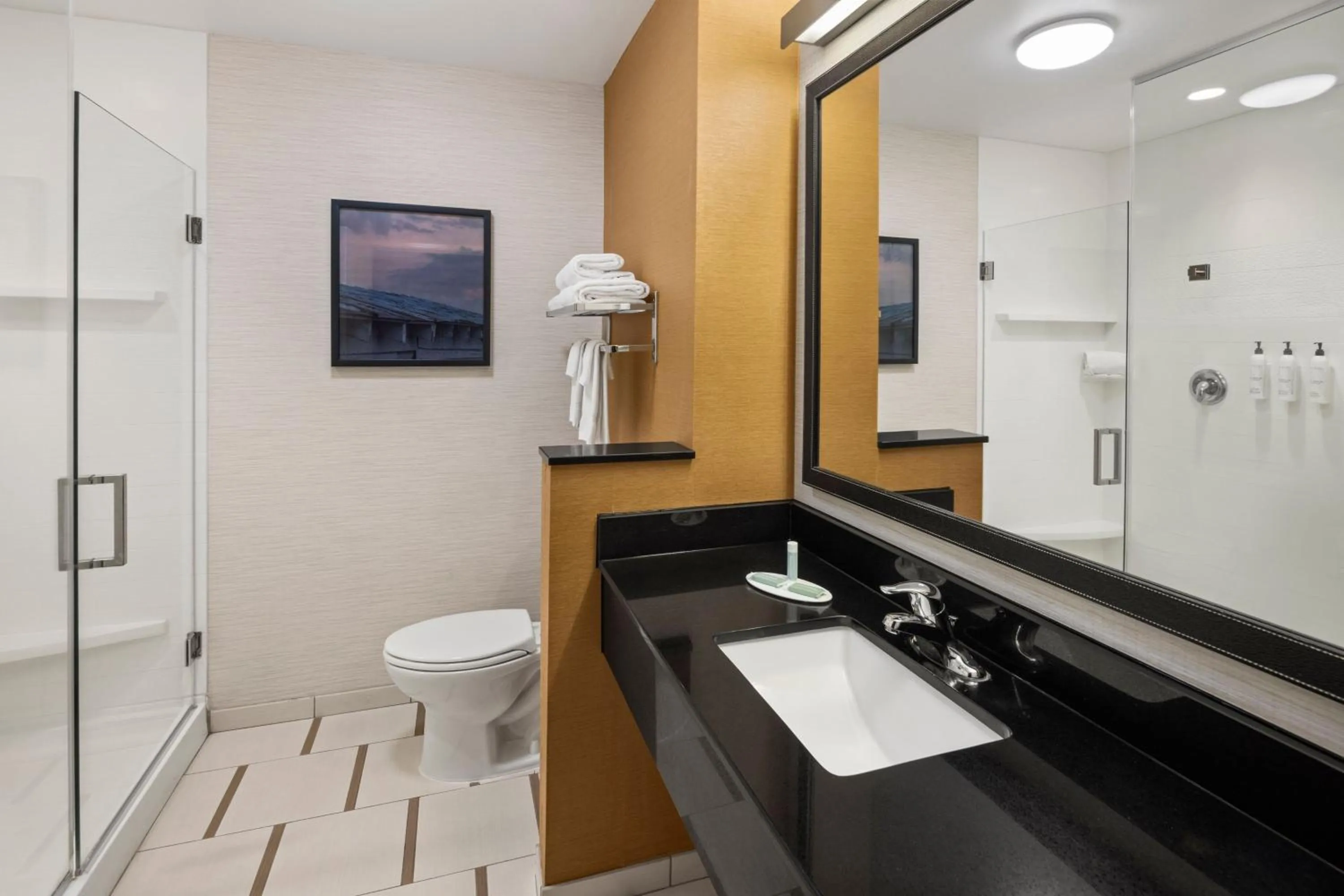 Bathroom in Fairfield Inn & Suites by Marriott Waterloo Cedar Falls