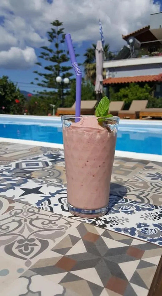 Pool view in Anthis Studios