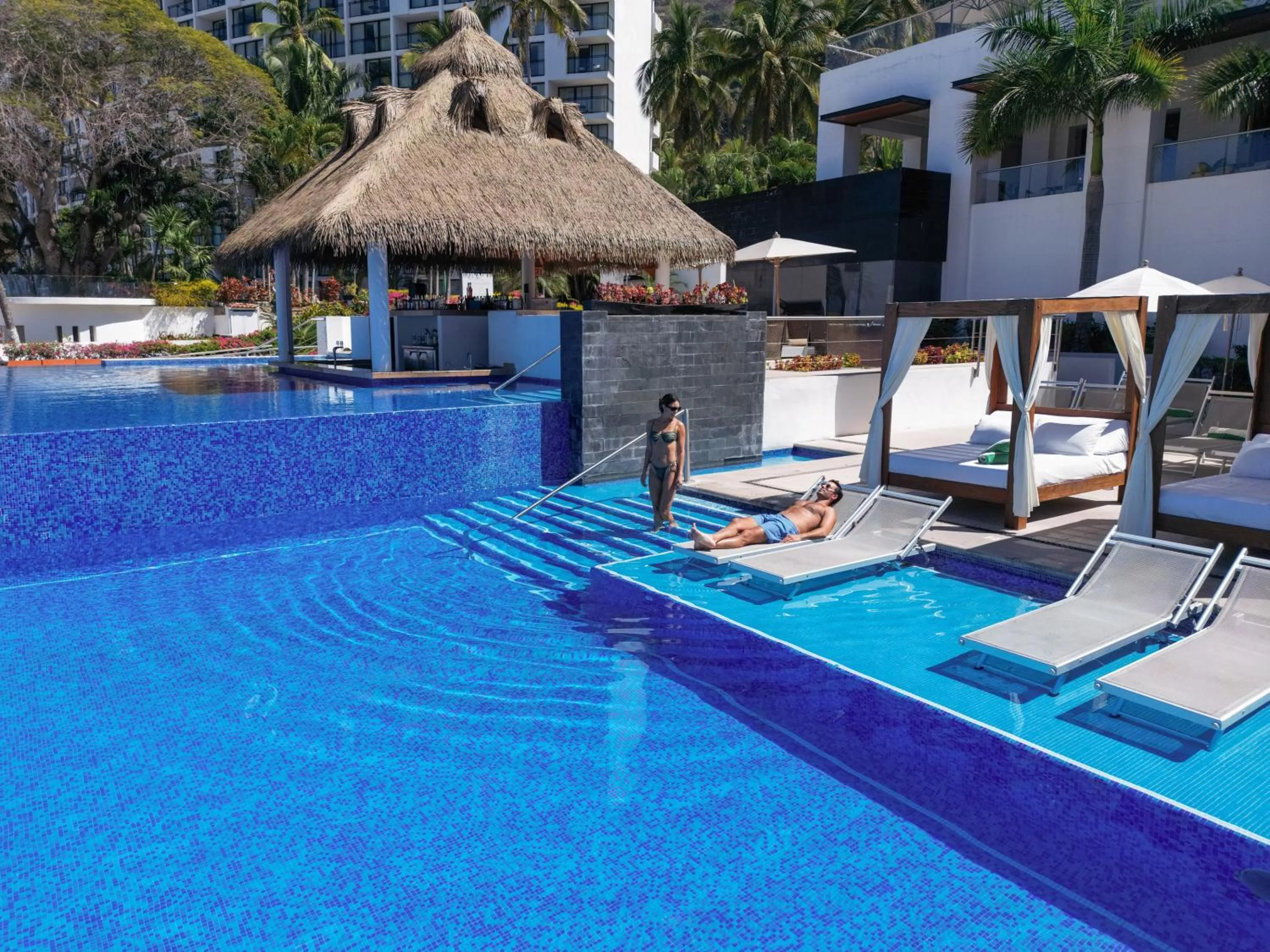 Swimming pool in Hyatt Ziva Puerto Vallarta - All Inclusive