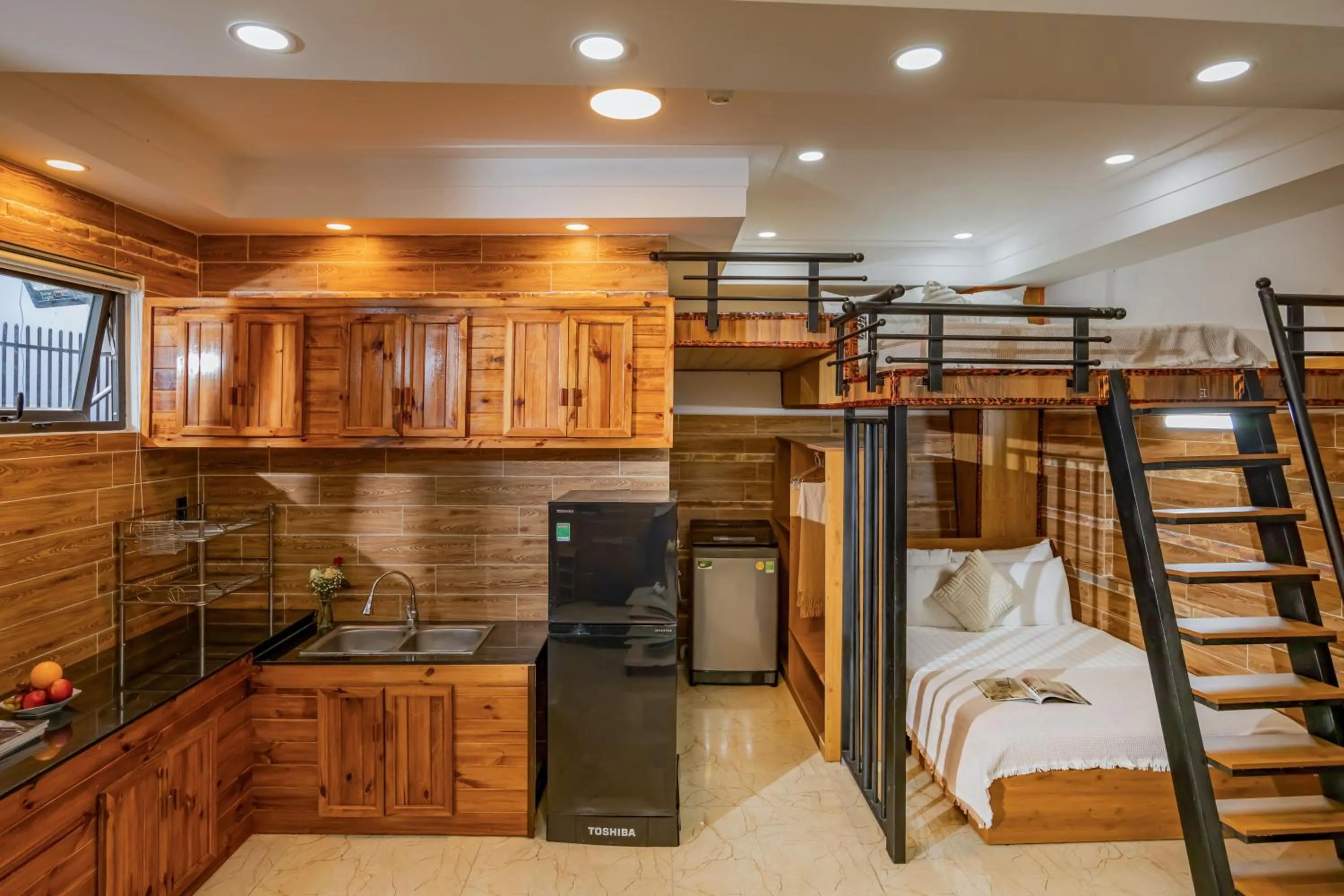 Bed in Cherry Hotel 2 Da Lat