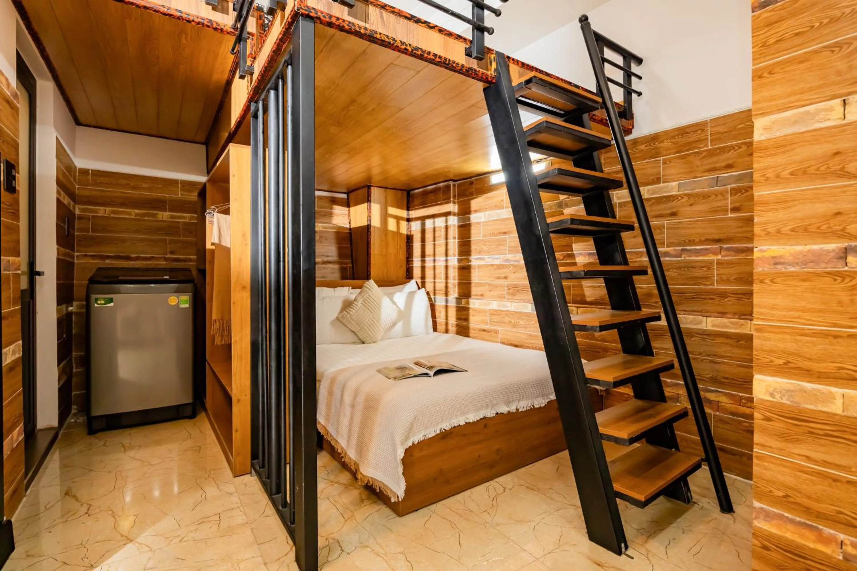 Bed in Cherry Hotel 2 Da Lat