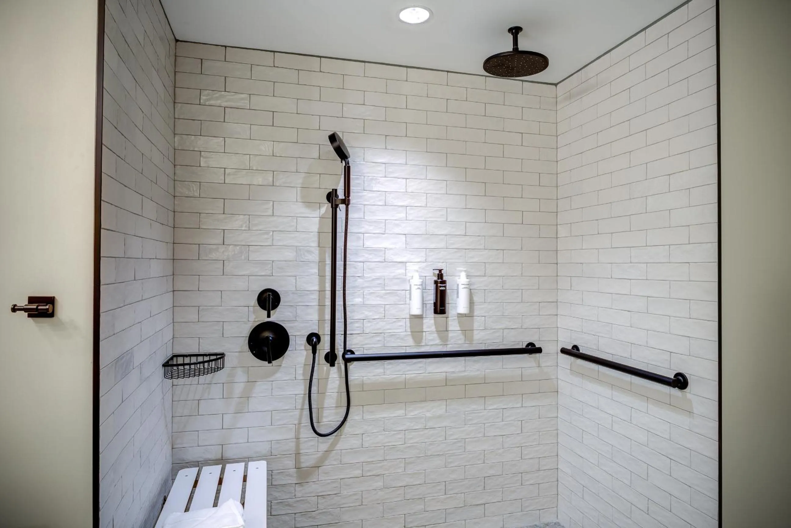 Shower in The Embers Hotel