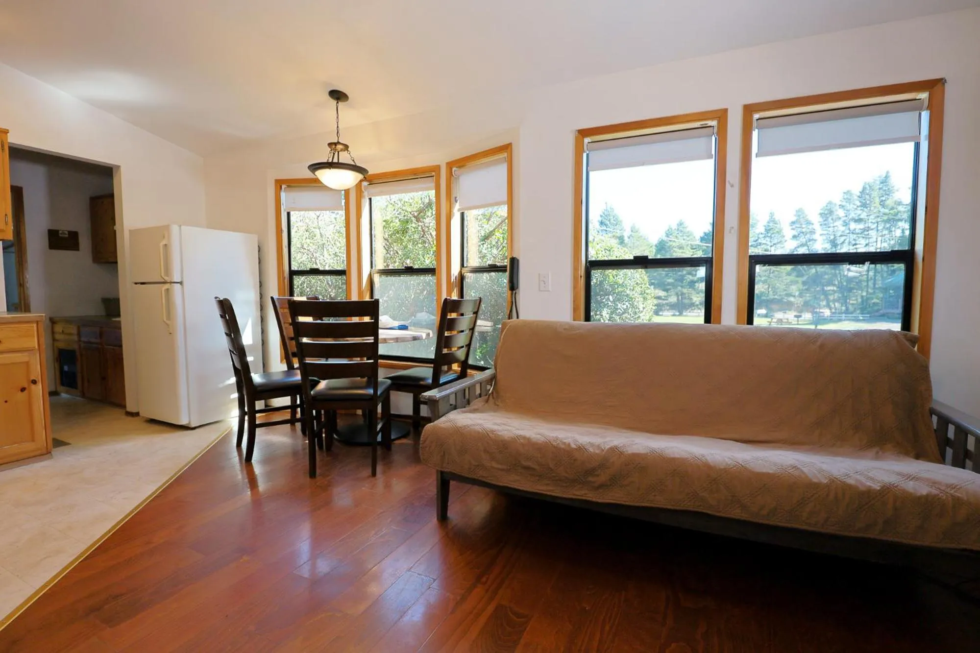 Living room in Park Motel and Cabins