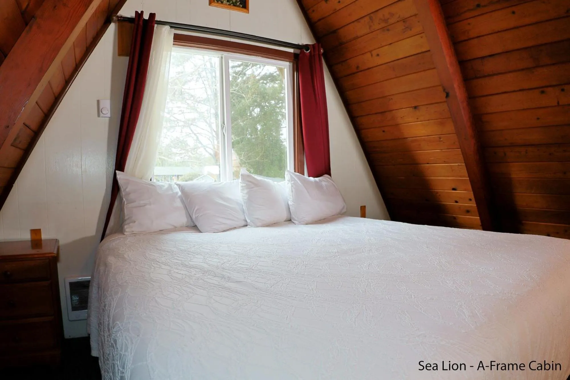 Bed in Park Motel and Cabins