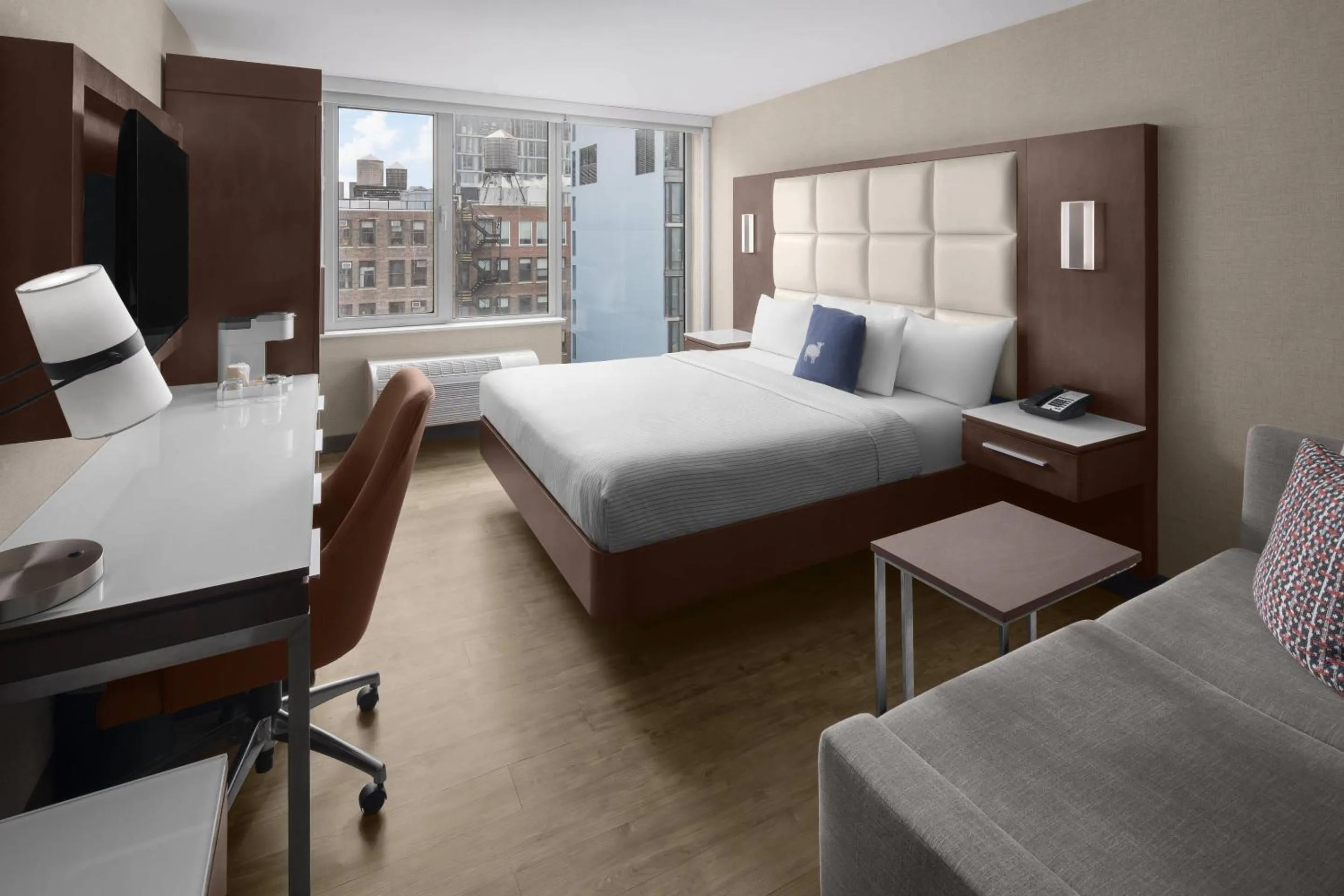 Bedroom, Bed in Cambria Hotel New York - Chelsea