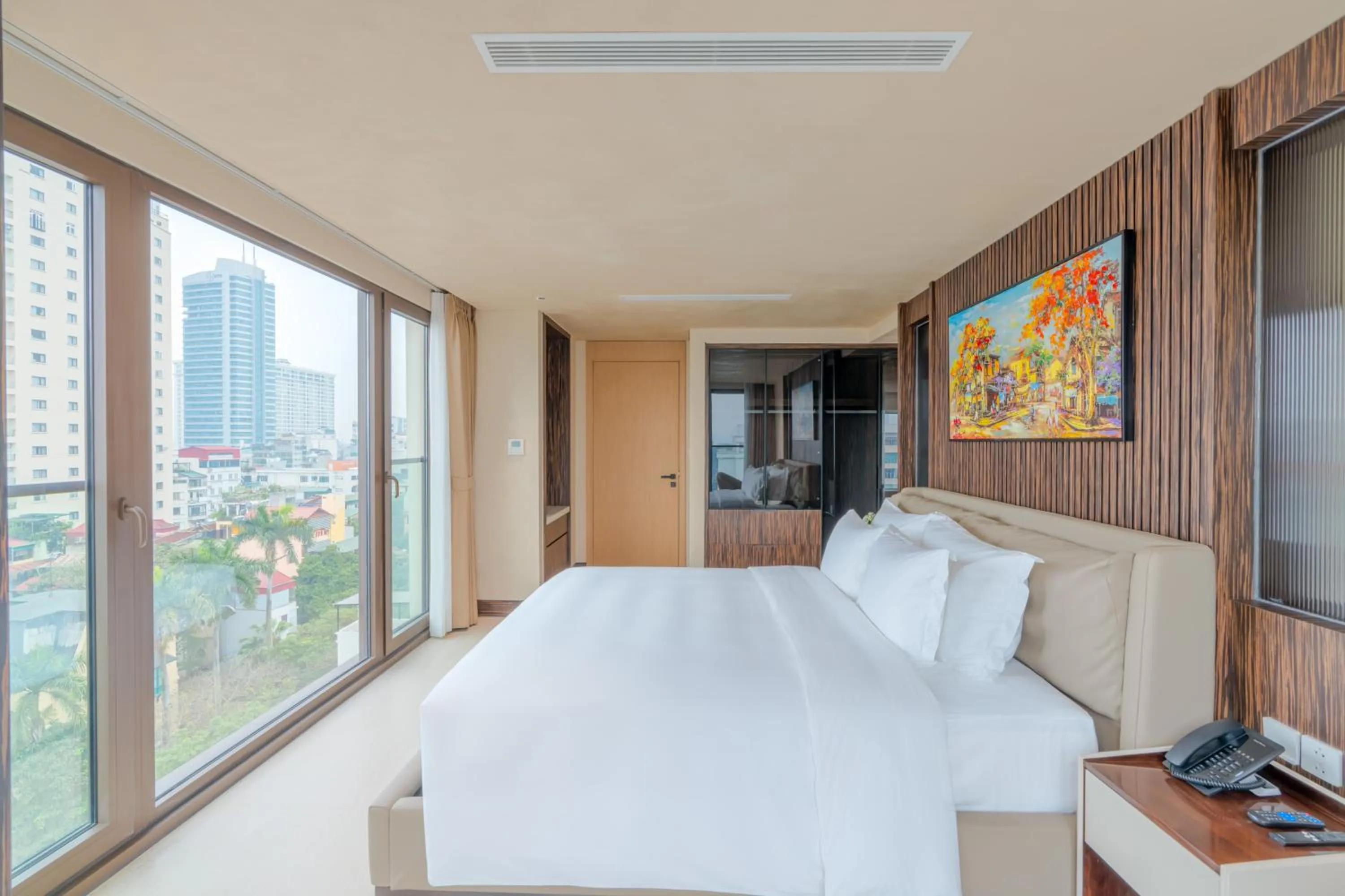 Bed in The Five Suites Lilas