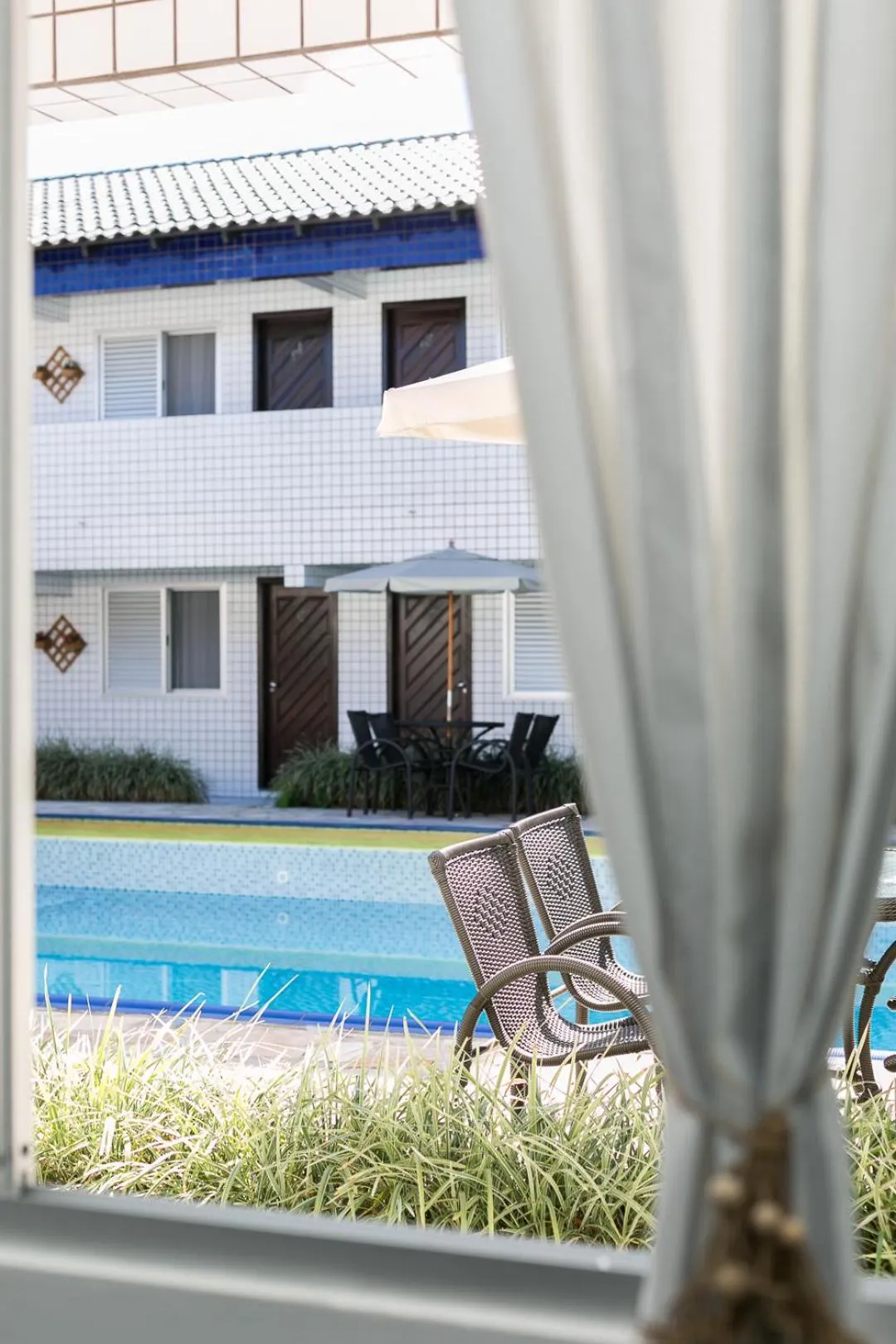 Pool view in Hotel Pousada Porto da Lua