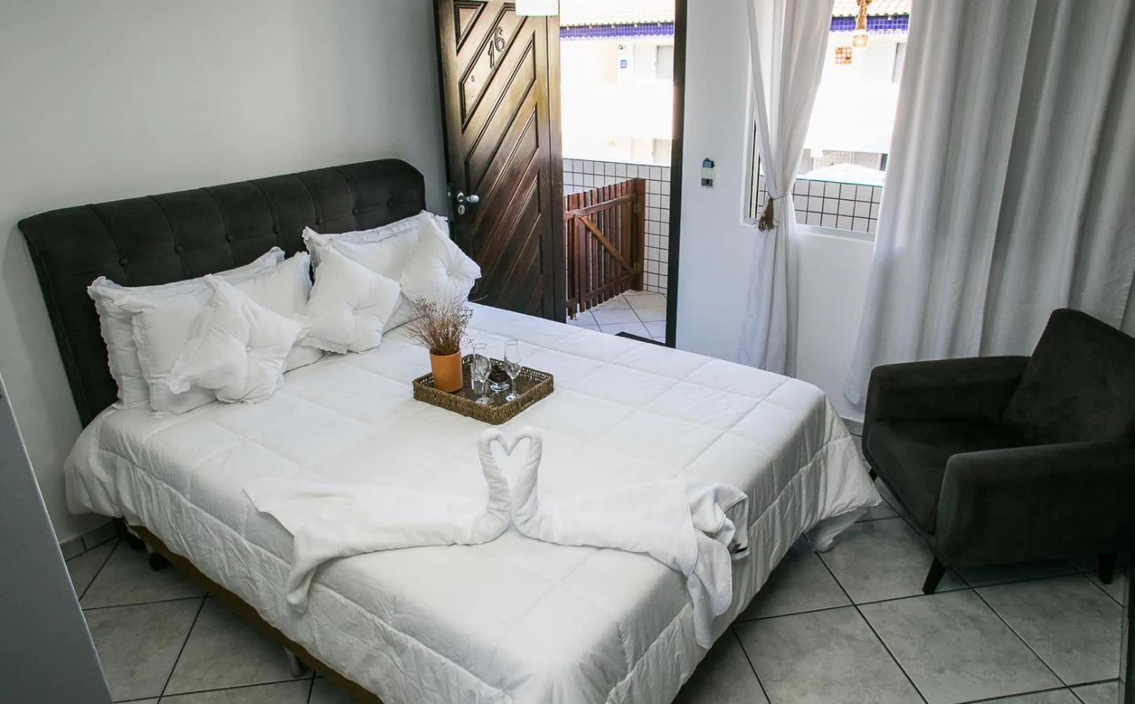 Photo of the whole room, Bed in Hotel Pousada Porto da Lua