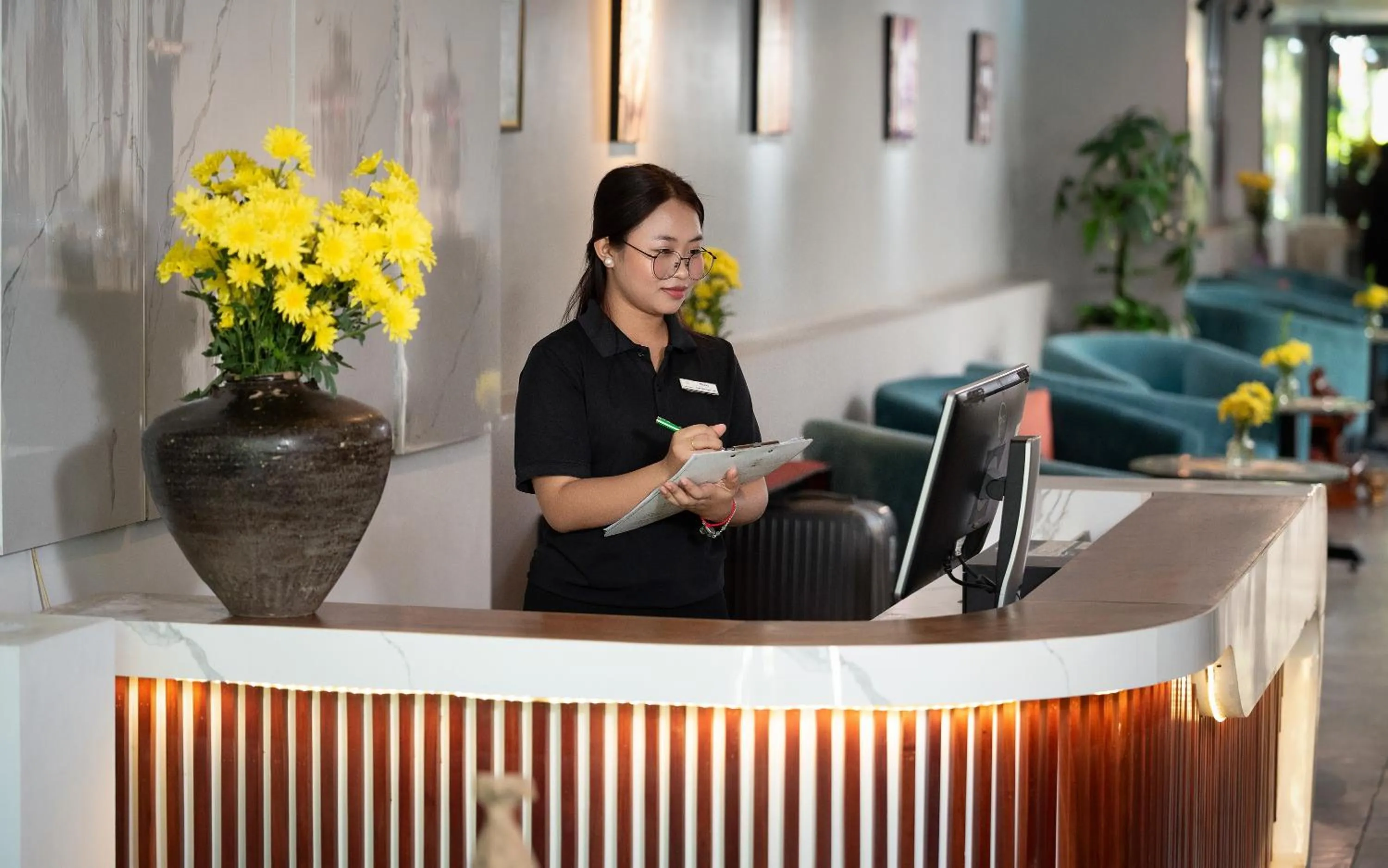 Staff in Dusit Hotel Siem Reap