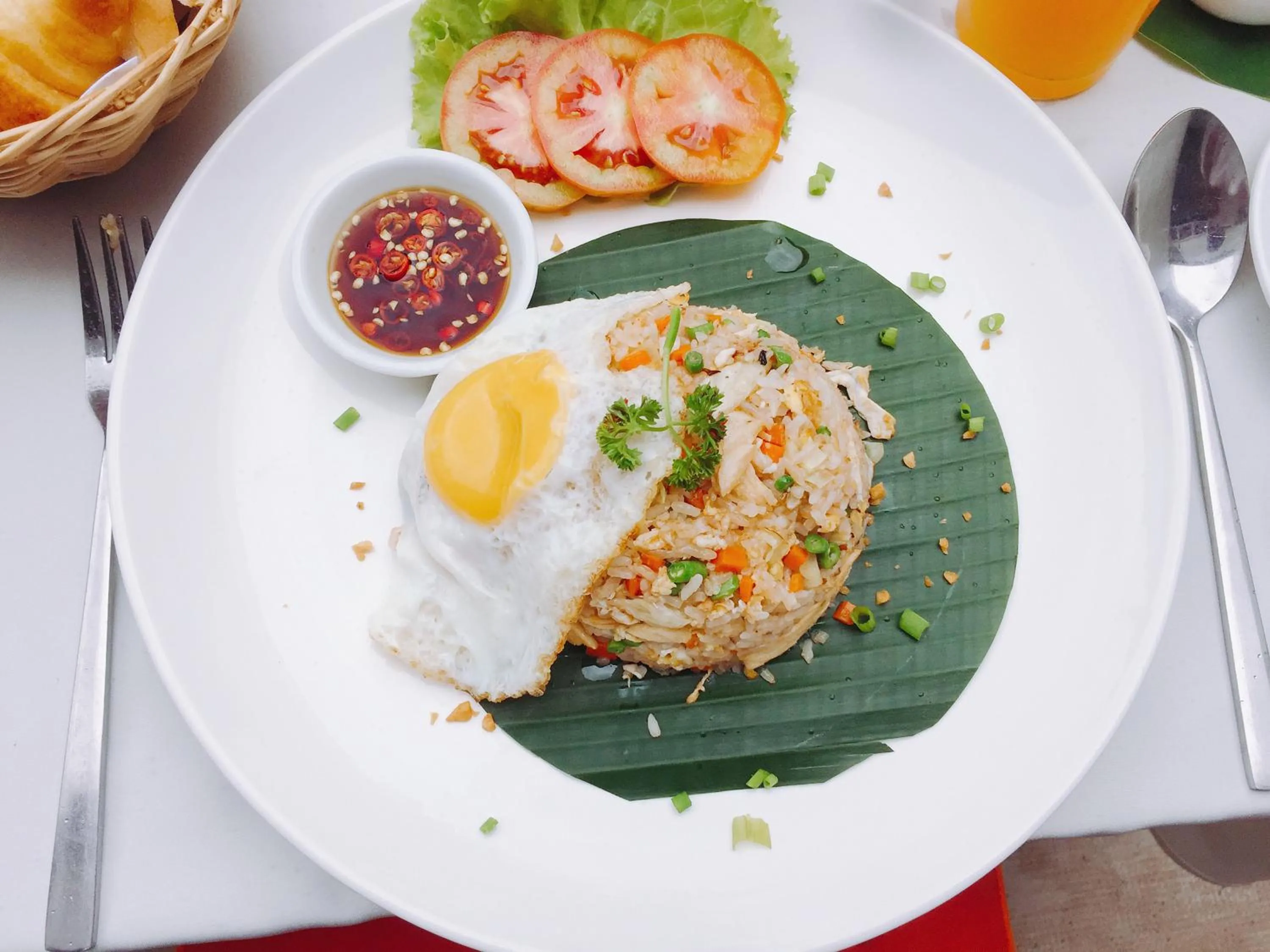 Breakfast in Dusit Hotel Siem Reap