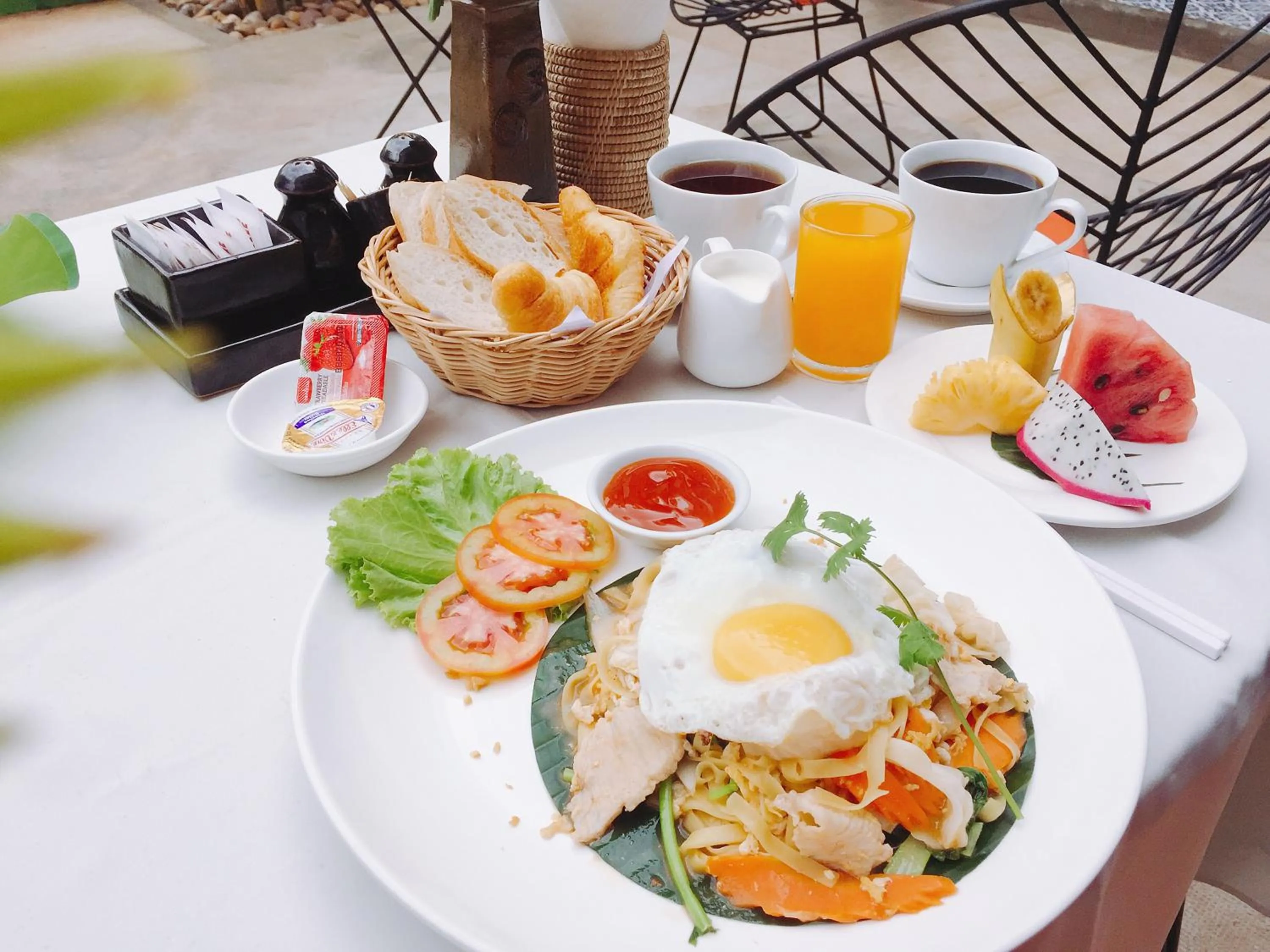 Breakfast in Dusit Hotel Siem Reap