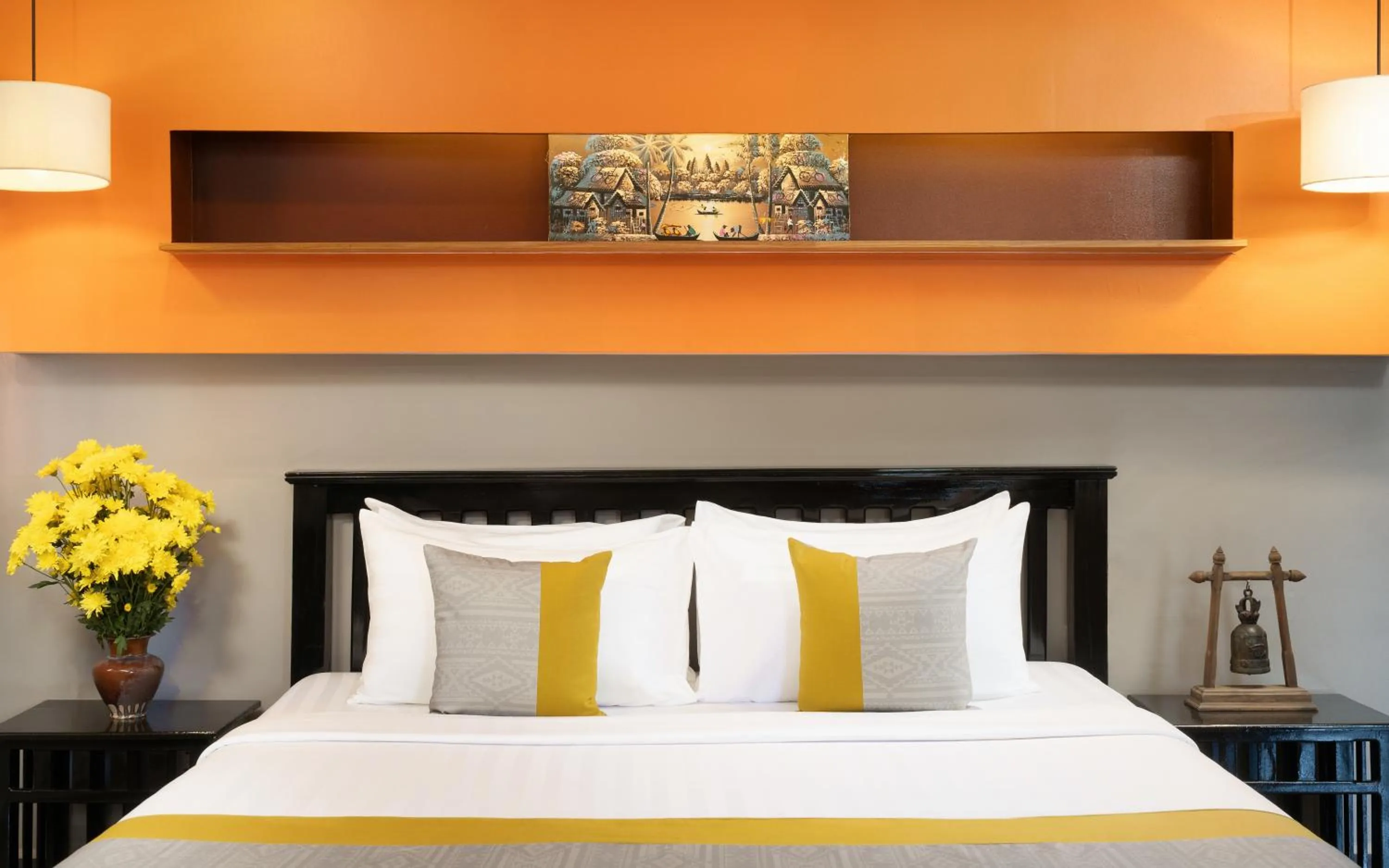 Bed in Dusit Hotel Siem Reap