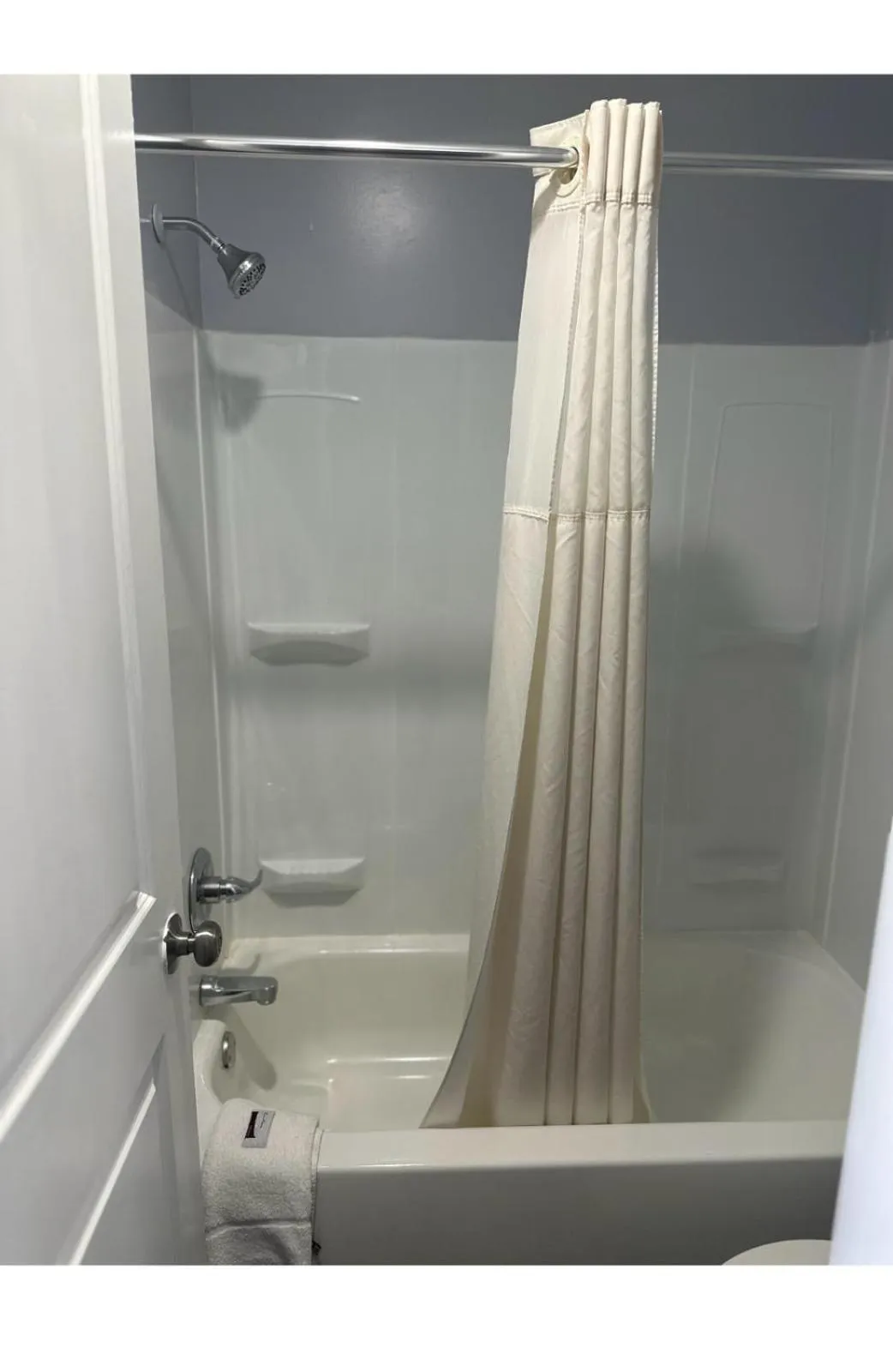 Shower in Sky Inn Hotel