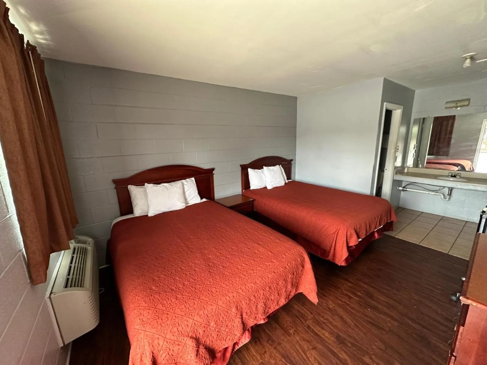 Bed in Sky Inn Hotel