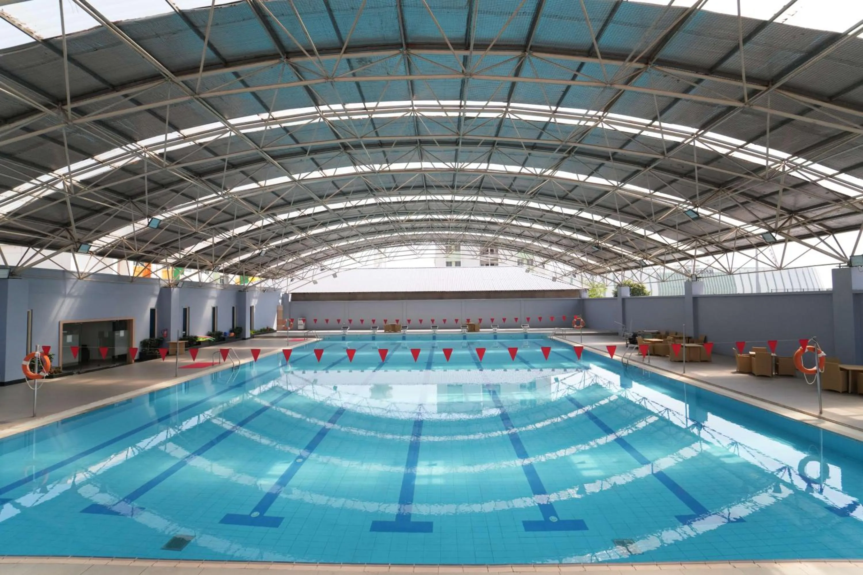 Swimming pool in Mayfair World Cup Village