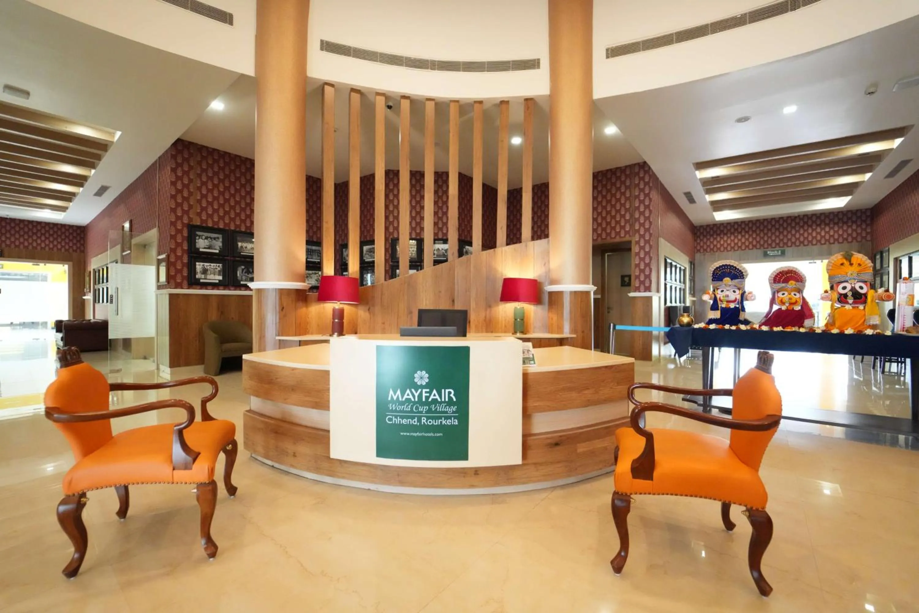 Lobby or reception in Mayfair World Cup Village