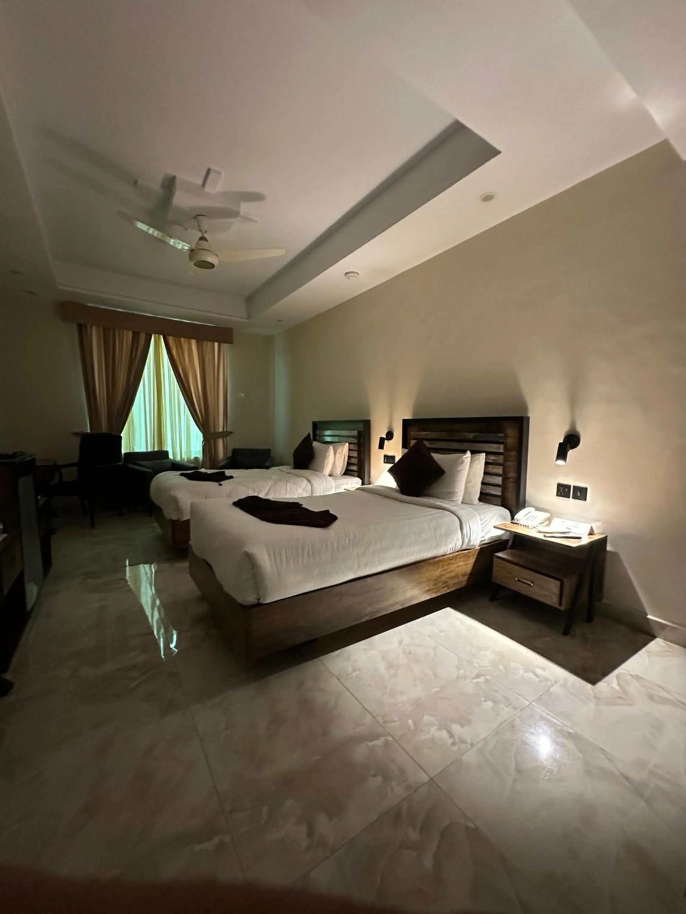 Living room, Bed in Burj Ul Zaki