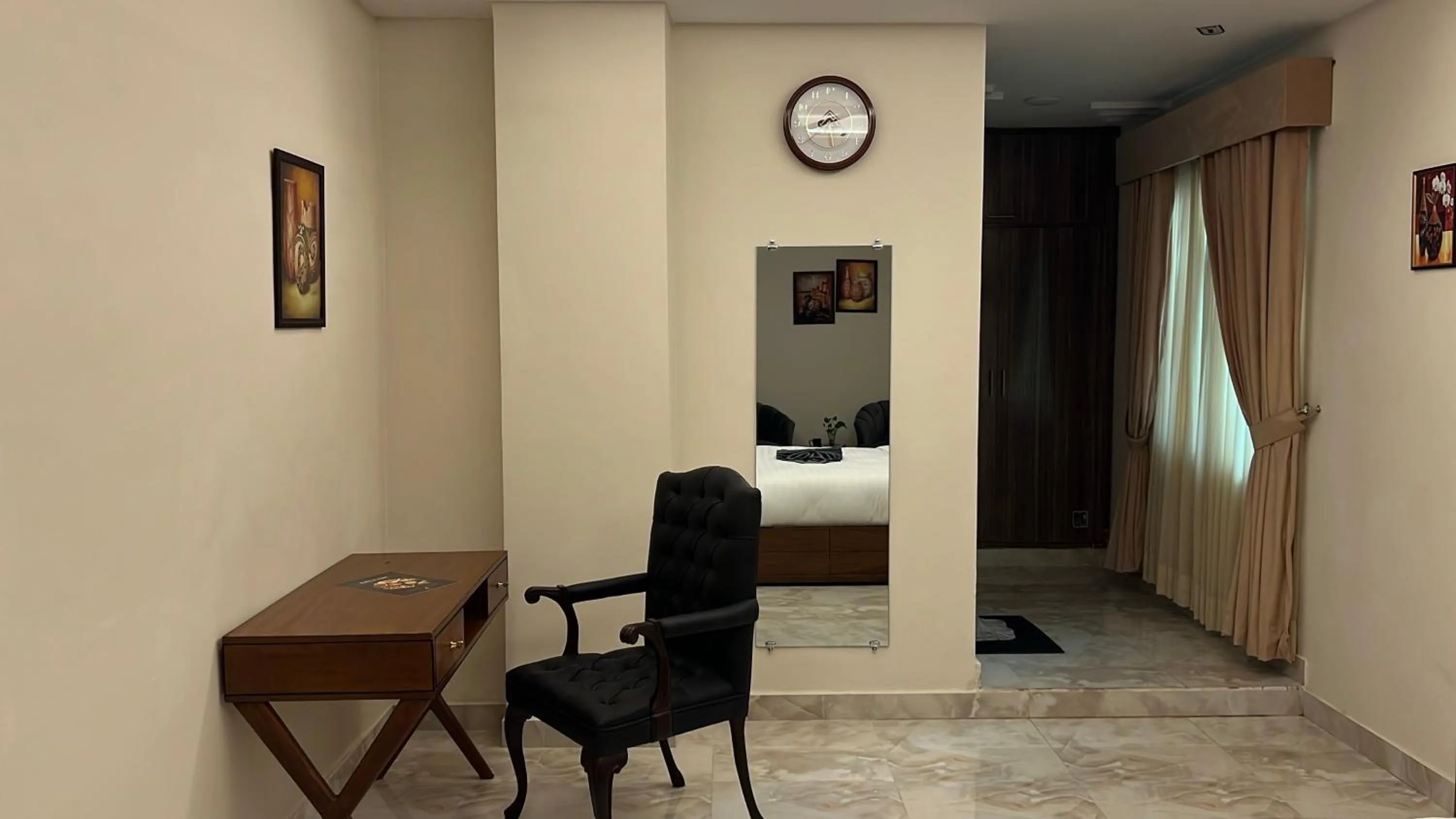 Seating area in Burj Ul Zaki