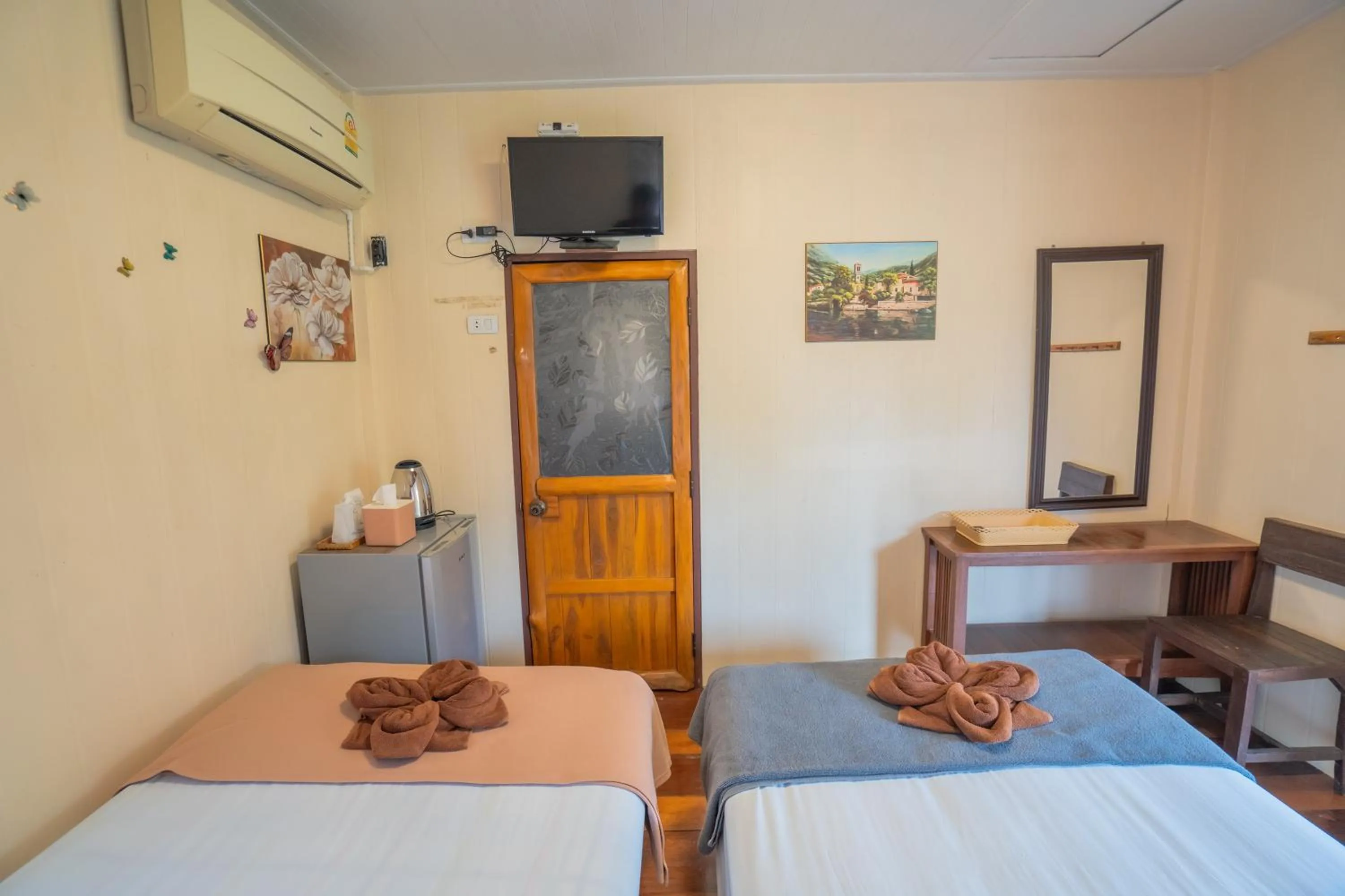 Bed in Ban Suan Bang Toei Homestay