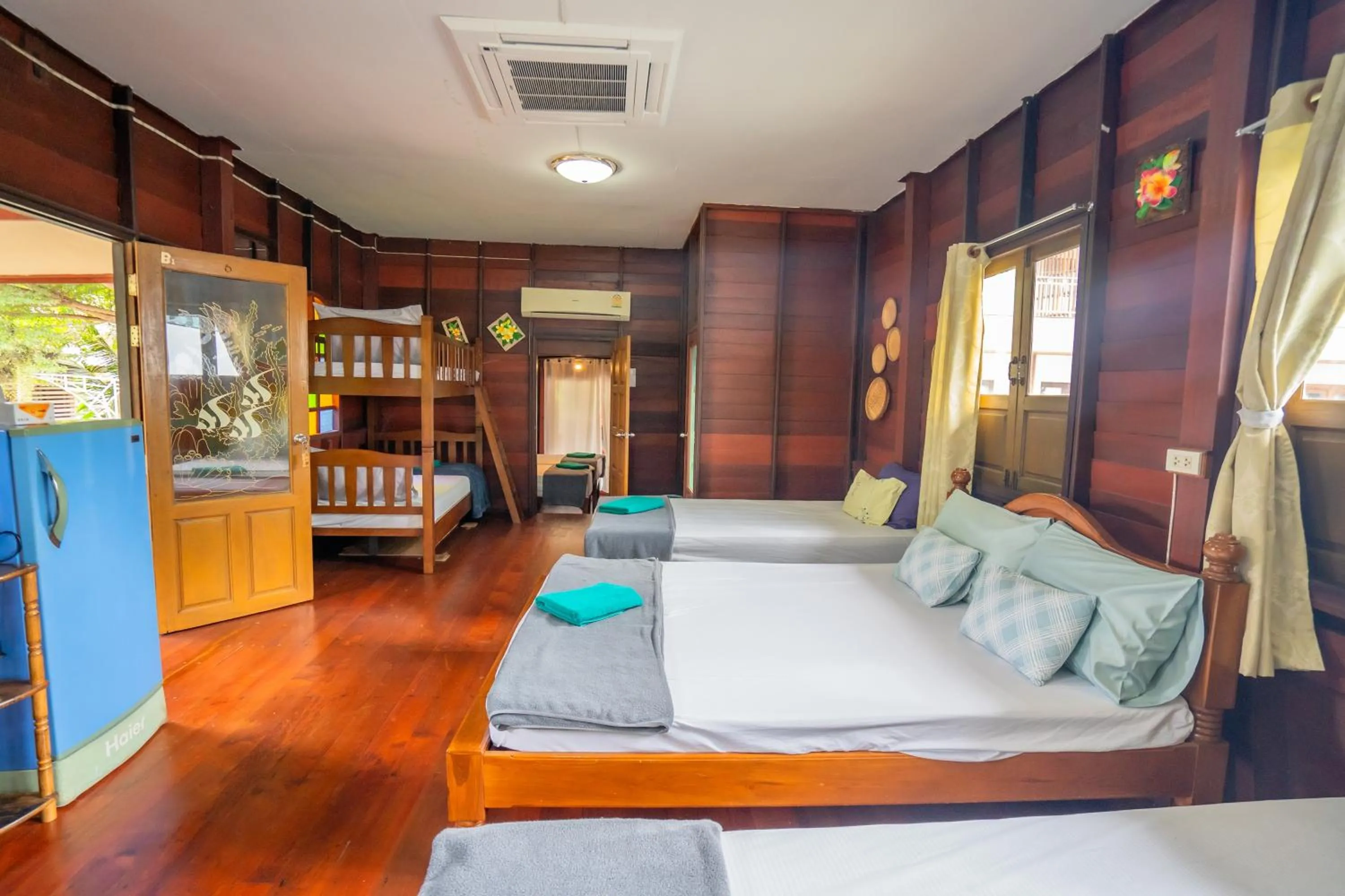 Bed in Ban Suan Bang Toei Homestay