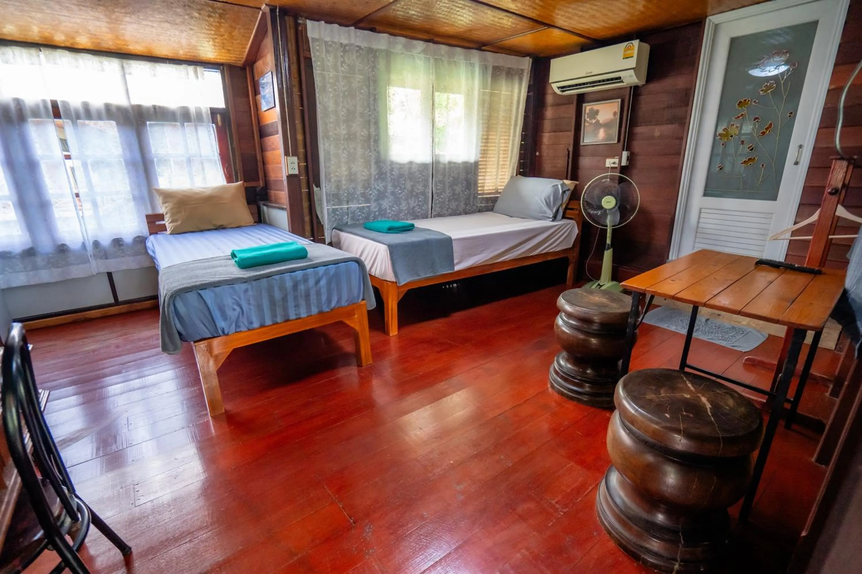 Bed in Ban Suan Bang Toei Homestay