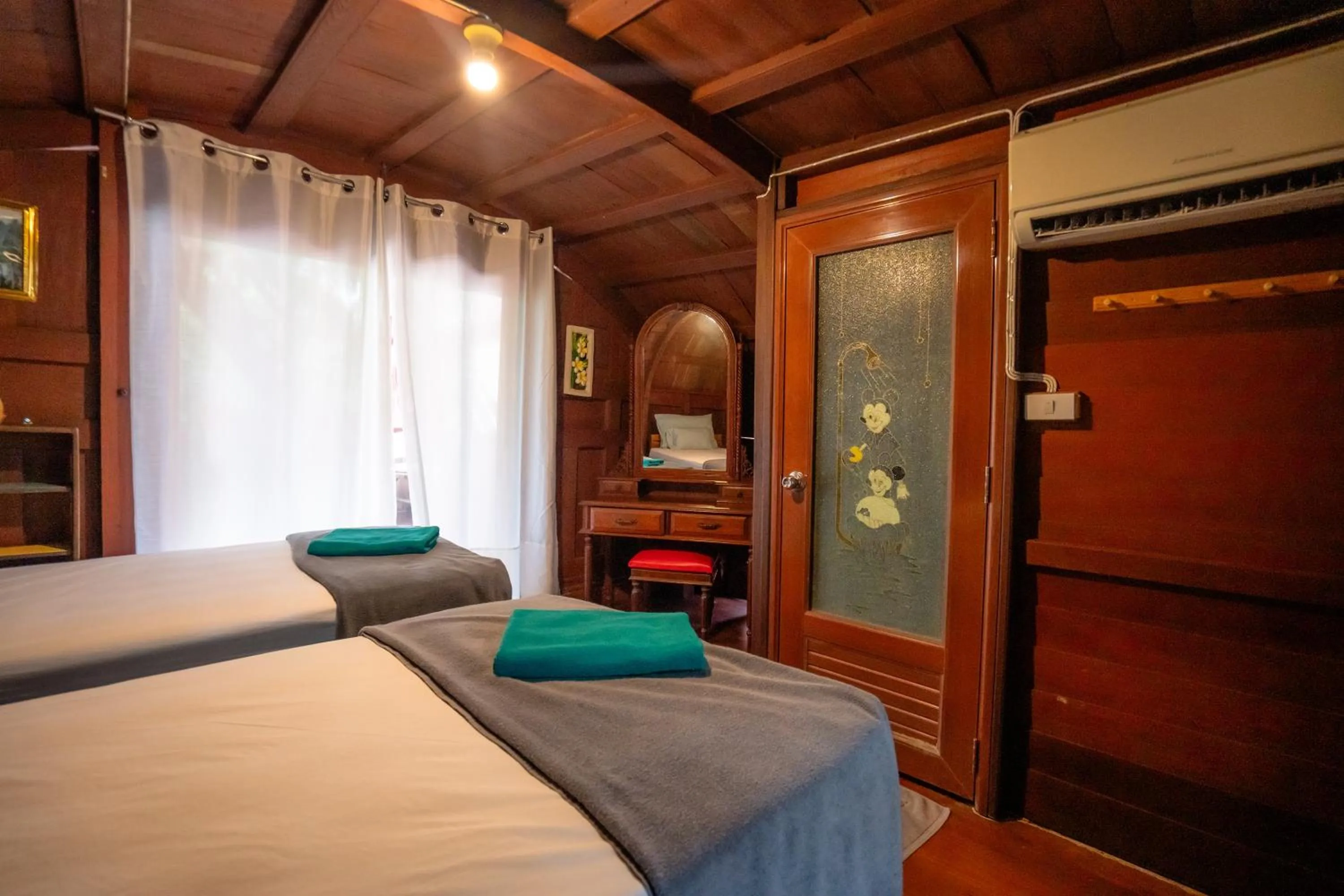 Bed in Ban Suan Bang Toei Homestay