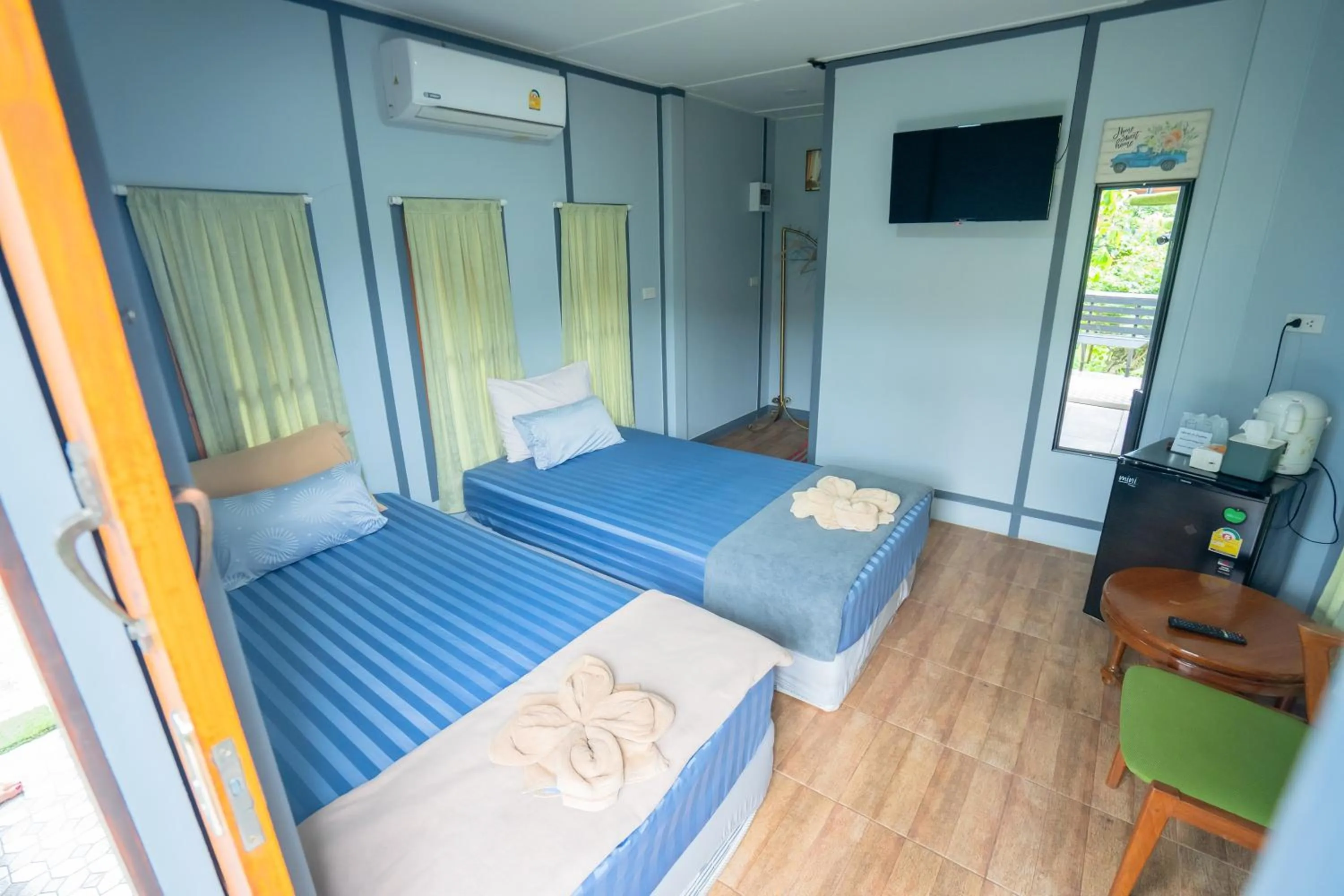 Bed in Ban Suan Bang Toei Homestay