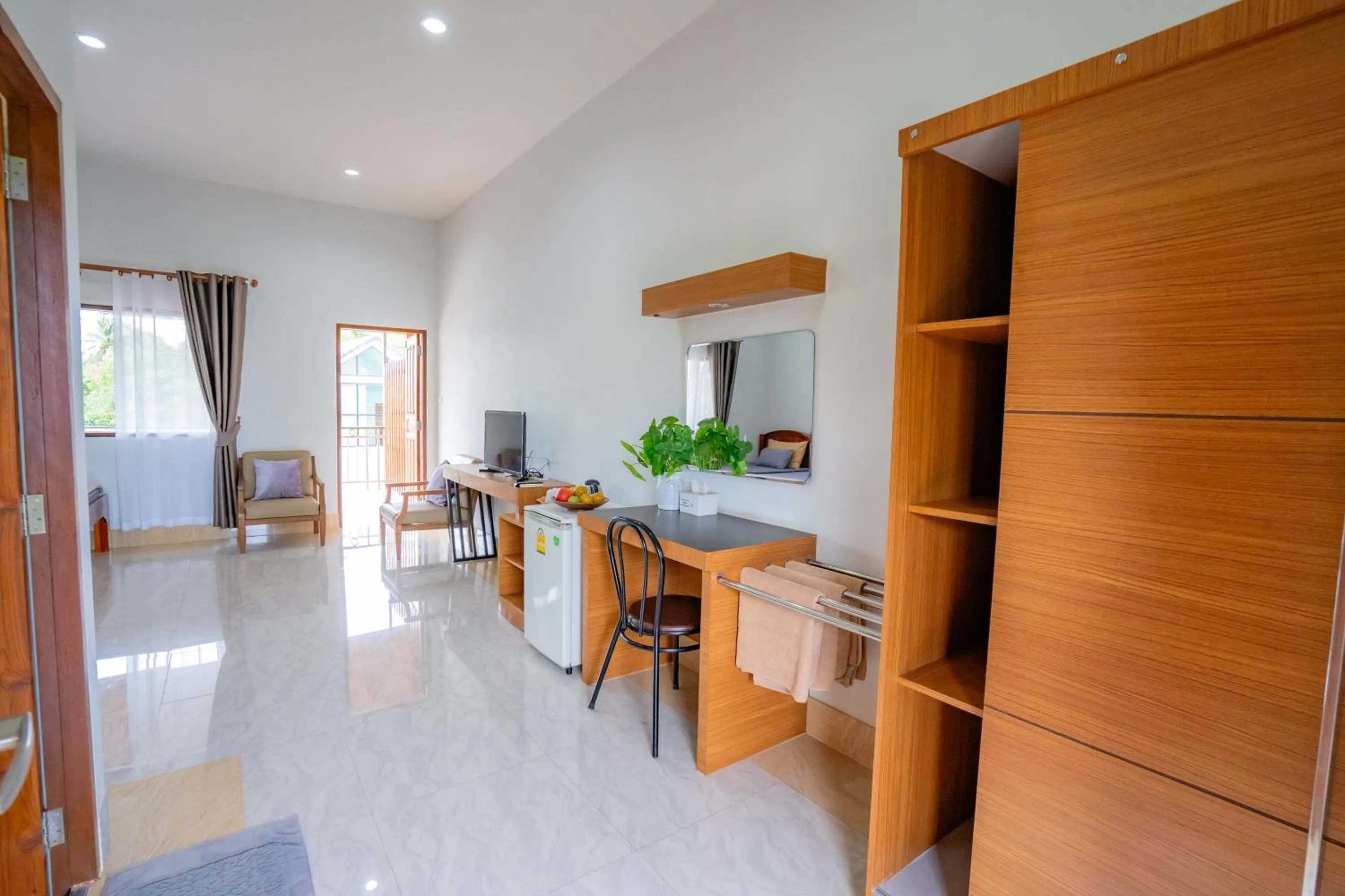 Seating area in Ban Suan Bang Toei Homestay