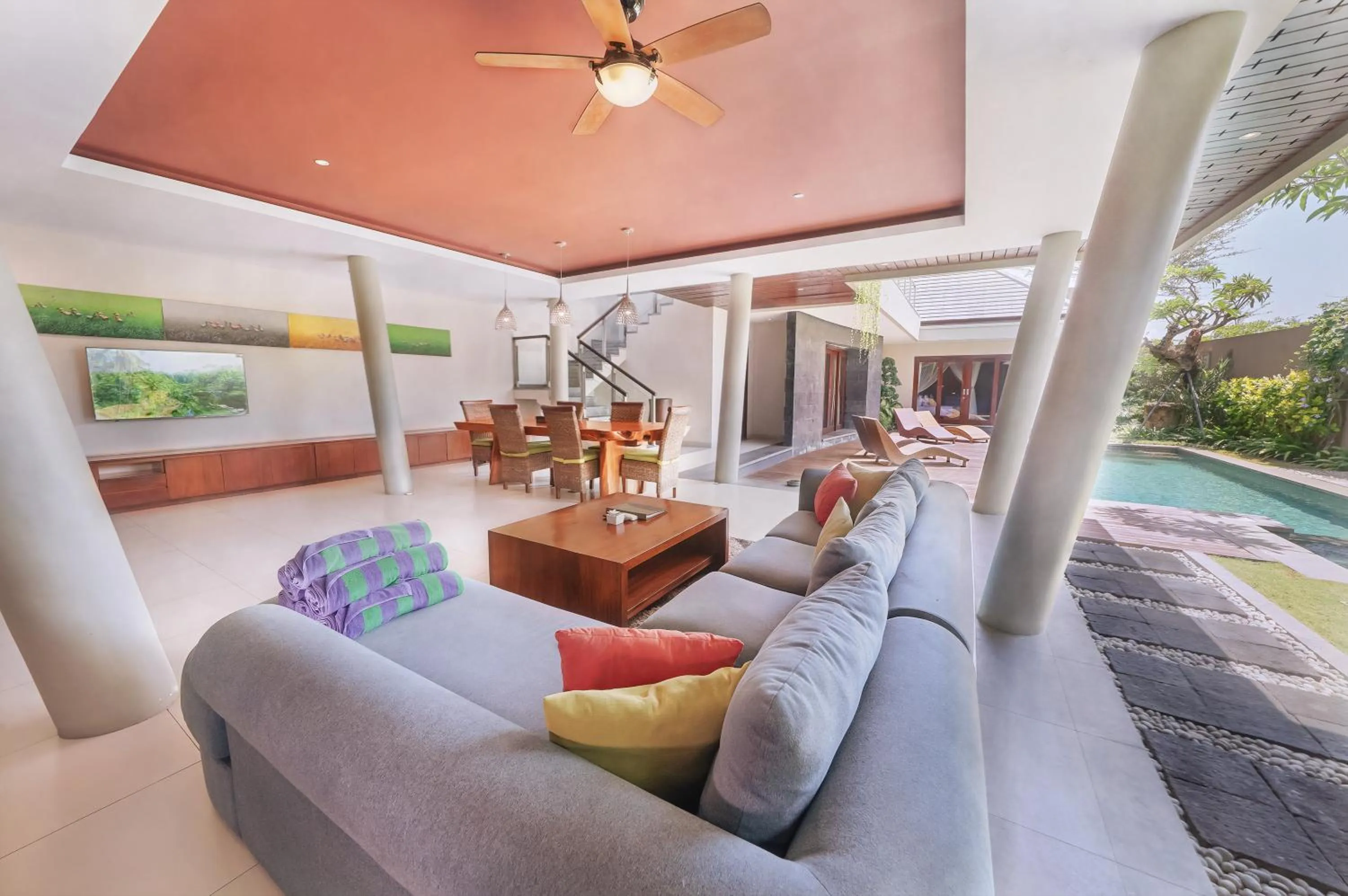 Living room in The Kasih Villas & Spa