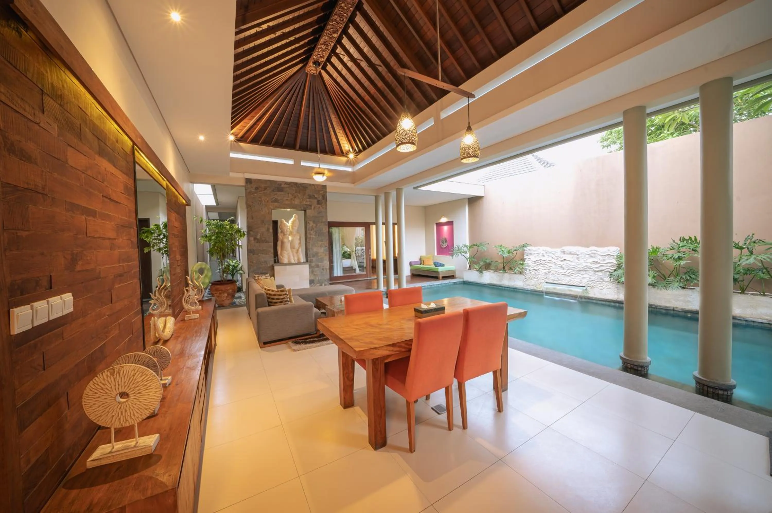 Living room in The Kasih Villas & Spa