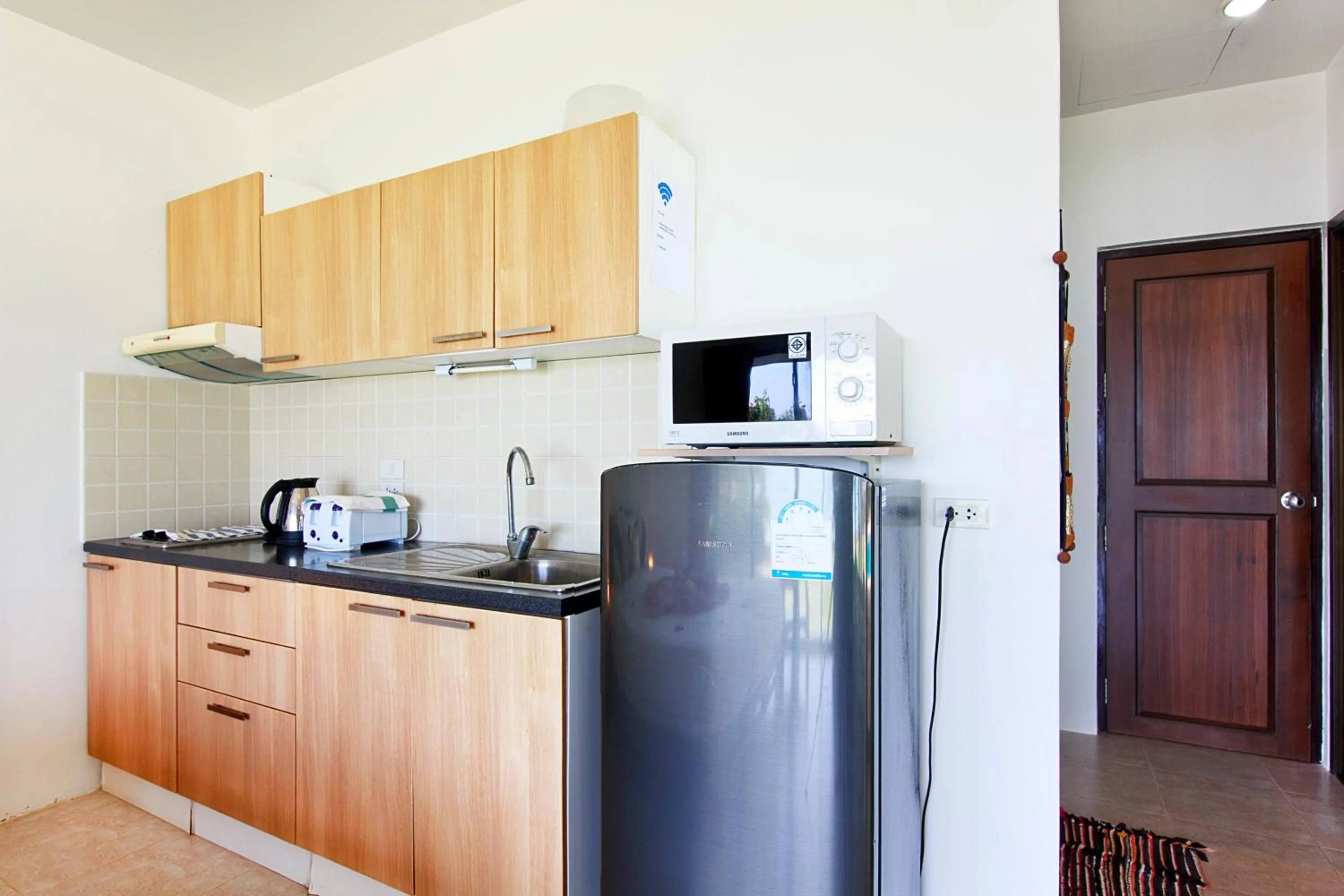 Kitchen or kitchenette in Heaven Beach Koh Samui