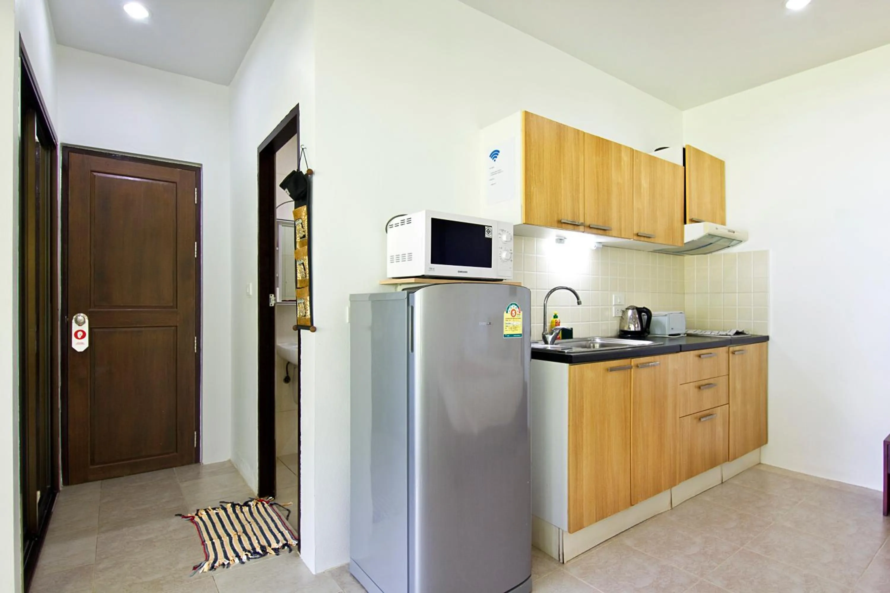 Kitchen or kitchenette in Heaven Beach Koh Samui