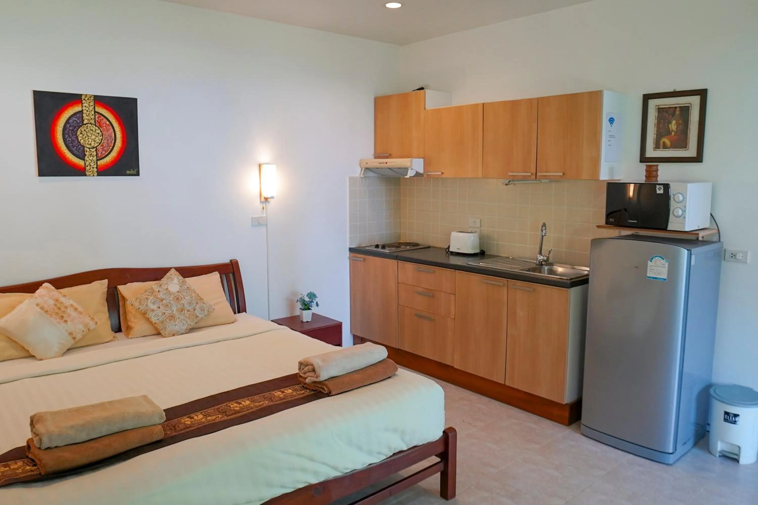 Kitchen or kitchenette, Bed in Heaven Beach Koh Samui